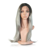 Al Nasaem - Wig - 6468A - 100% Human - (PAMELA)# T1B/ Silver