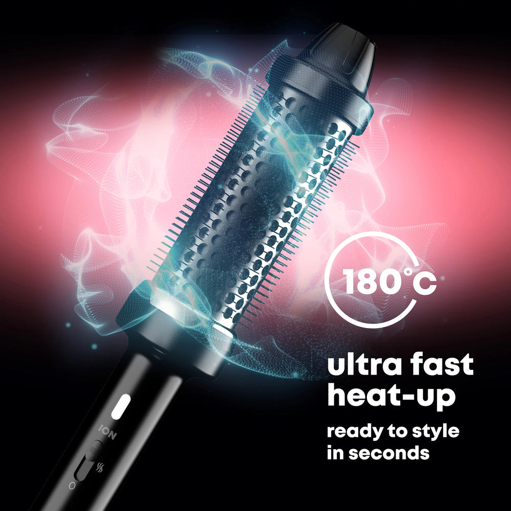 REVAMP Big Hot Brush ultra-fast heat-up to 180 degrees