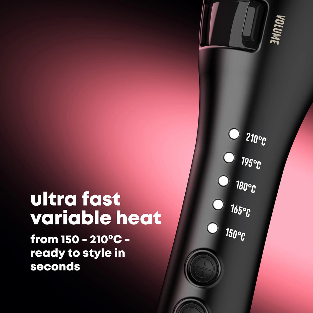 REVAMP Volume & Shape Hot Brush adjustable temperature settings 150 to 210 degrees