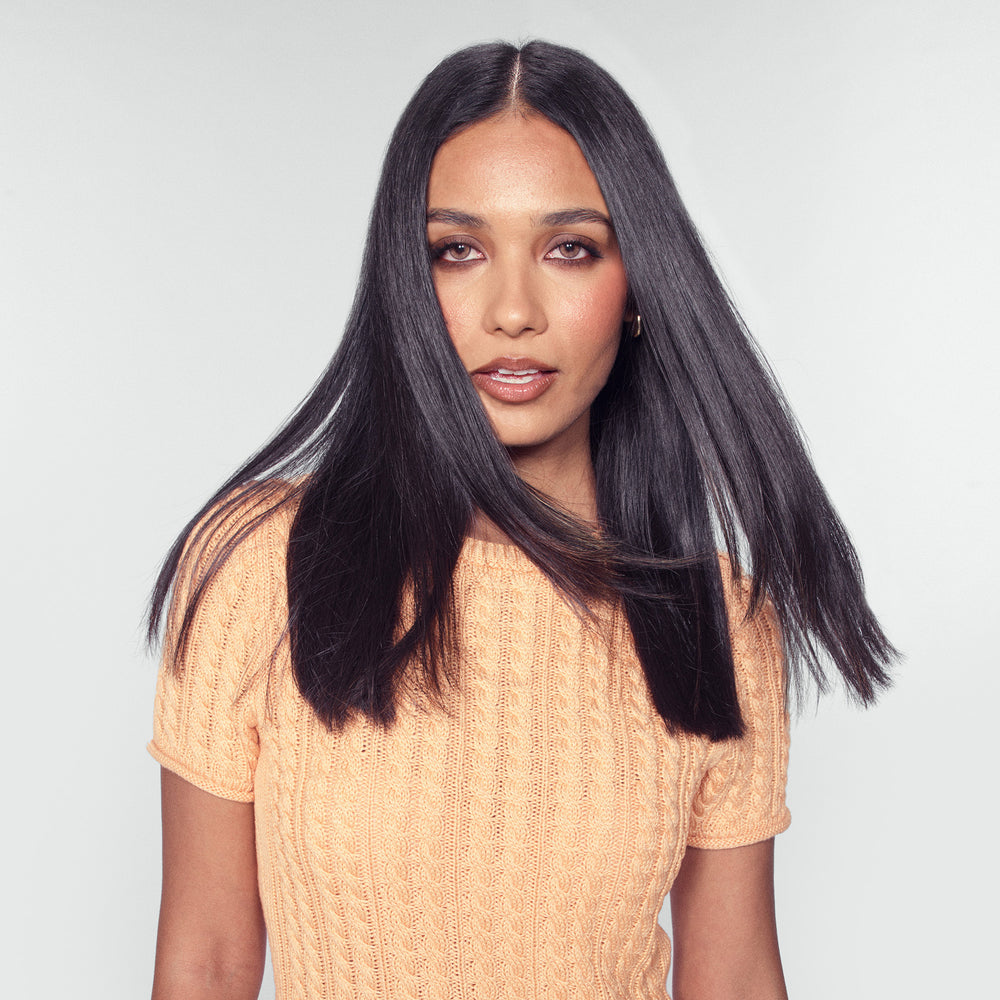 REVAMP Liberate Cordless Compact Hair Straightener styling straight waves and curls