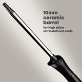 REVAMP Ultra Slim Curling Wand 10mm ceramic barrel