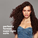 REVAMP Ultra Slim Curling Wand defined curls