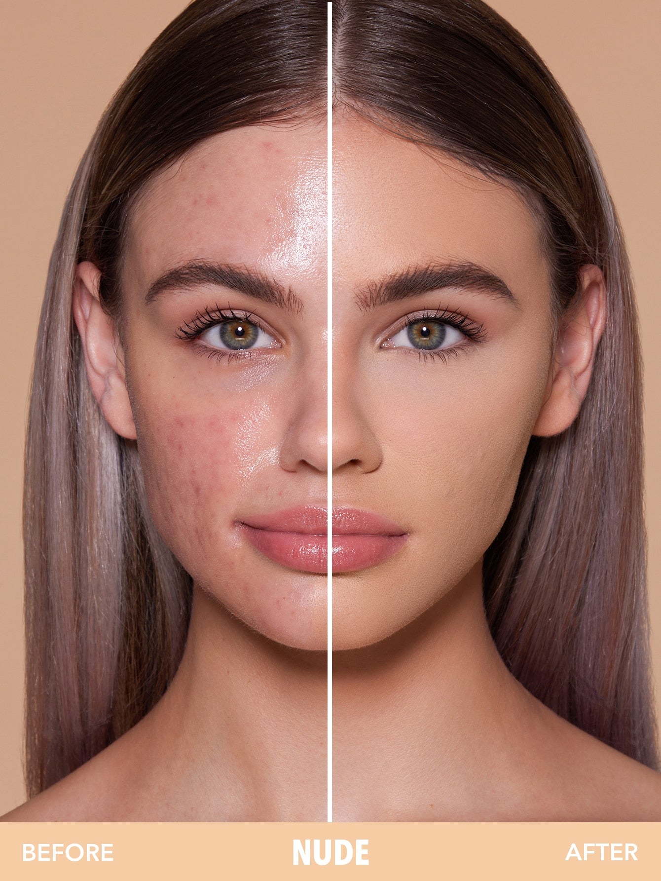 SHEGLAM - Skin-Focus High Coverage Powder Foundation Nude