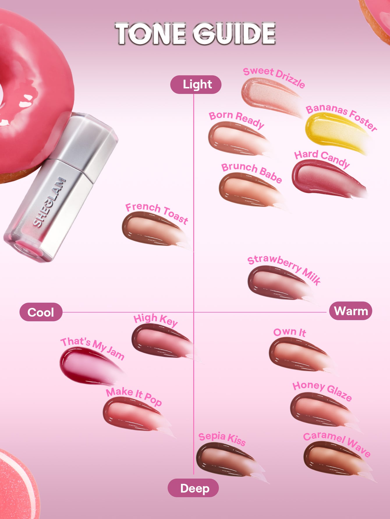 SHEGLAM - Glass Lock Air Gloss  Glass Lock Air Gloss-High Key High Key
