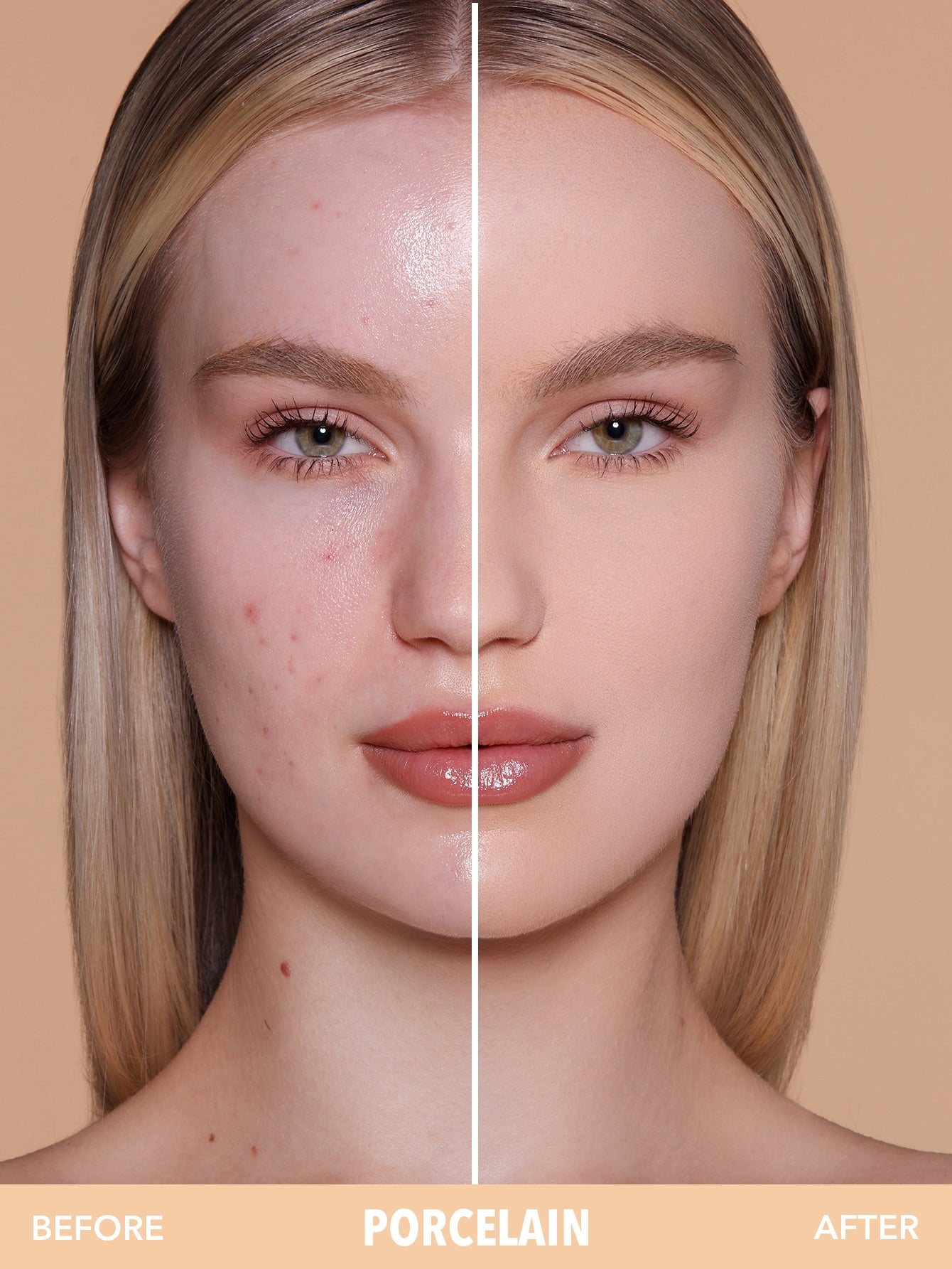 SHEGLAM - Skin-Focus High Coverage Powder Foundation Porcelain