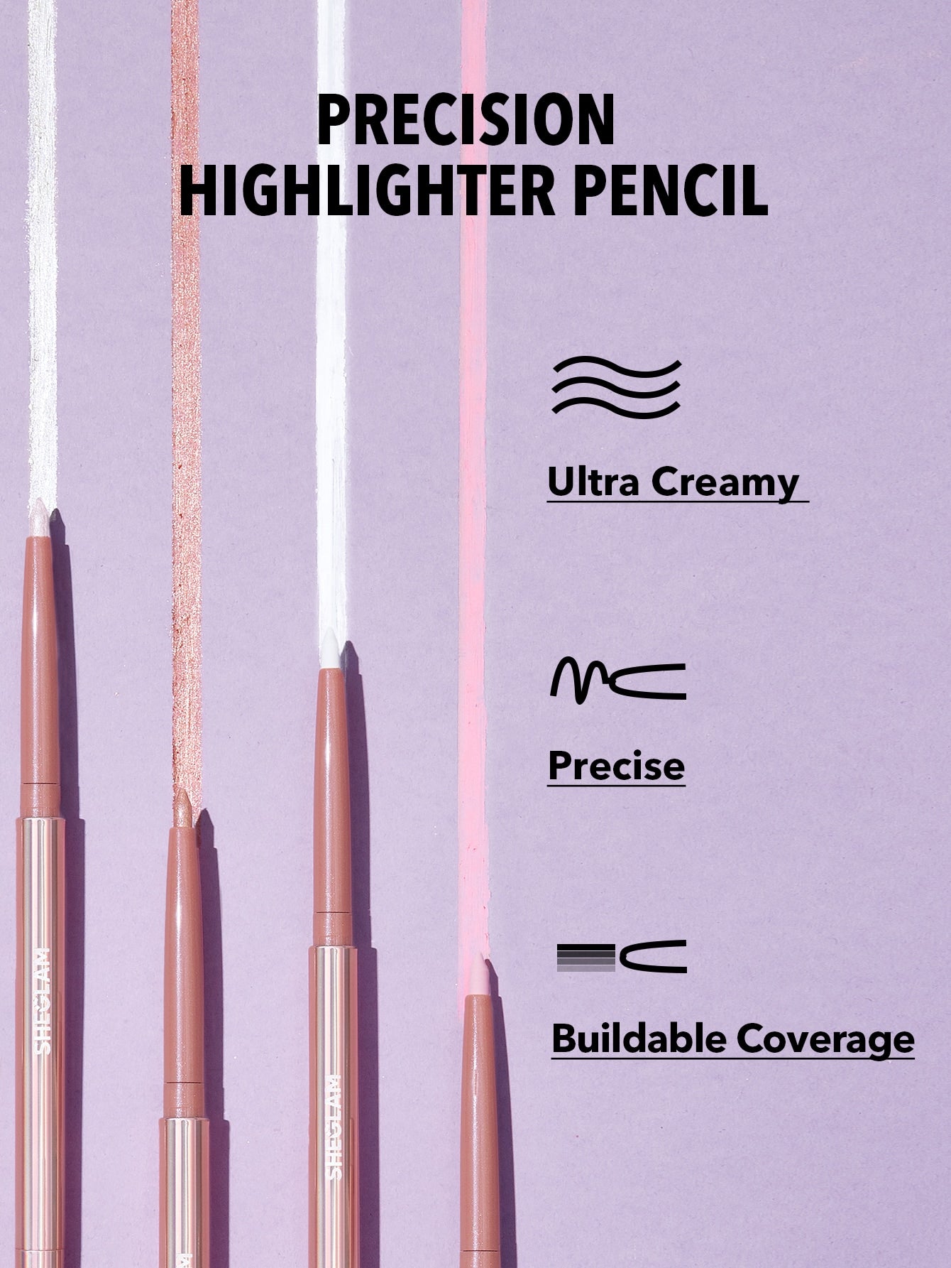 SHEGLAM - Sheglam - Fairy Wand Precision Highlighter Pencil-Ethereal Ethereal