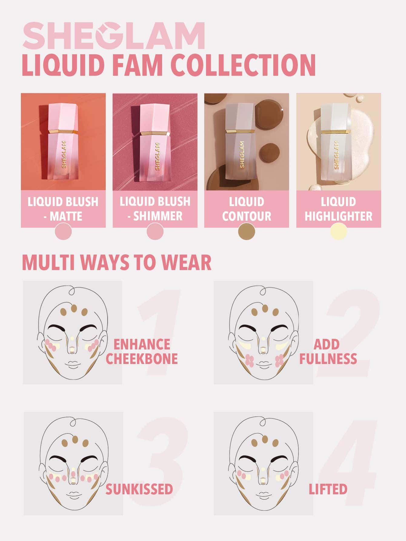 SHEGLAM - Glow Bloom Liquid Highlighter Bellini Brunch