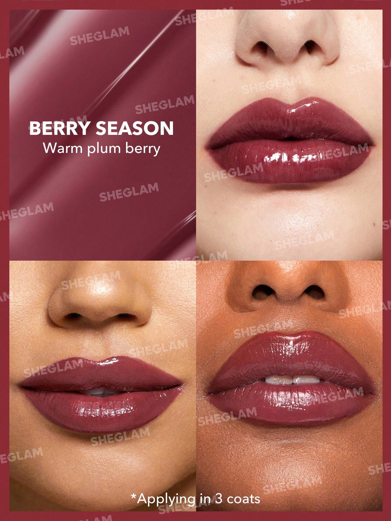 SHEGLAM - Pout-Perfect Shine Lip Plumper-Berry Season Berry Season