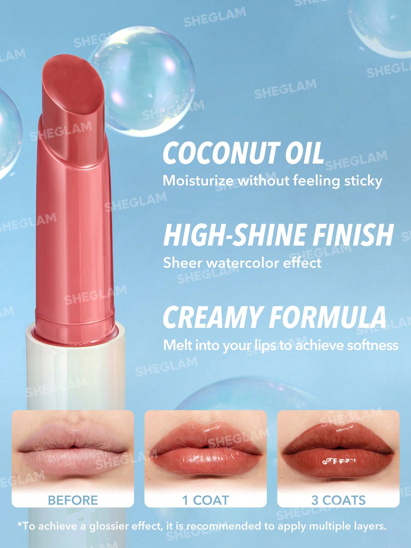 SHEGLAM - Pout-Perfect Shine Lip Plumper Peachy Keen