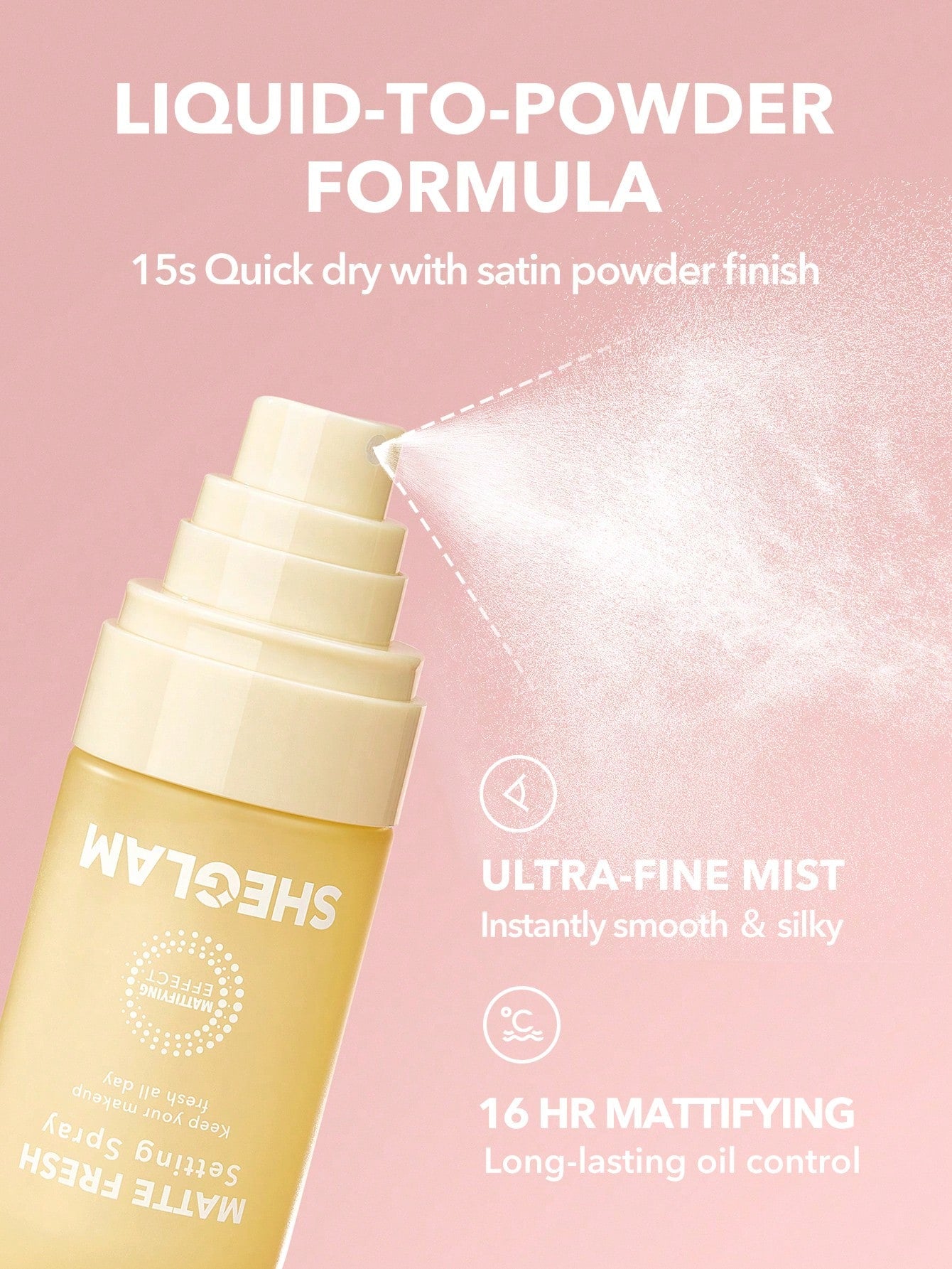 SHEGLAM - Matte Fresh Setting Spray White