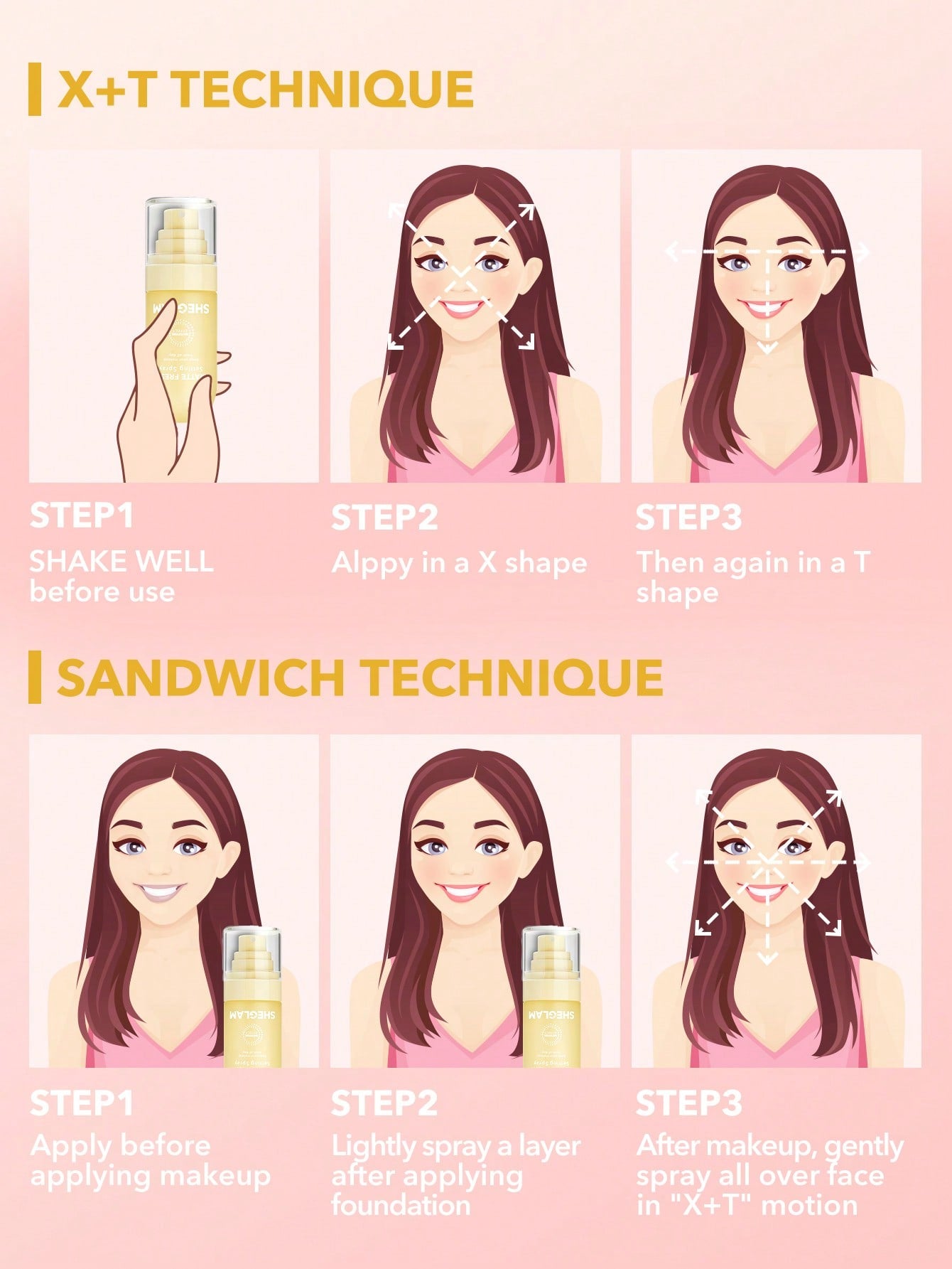 SHEGLAM - Matte Fresh Setting Spray White