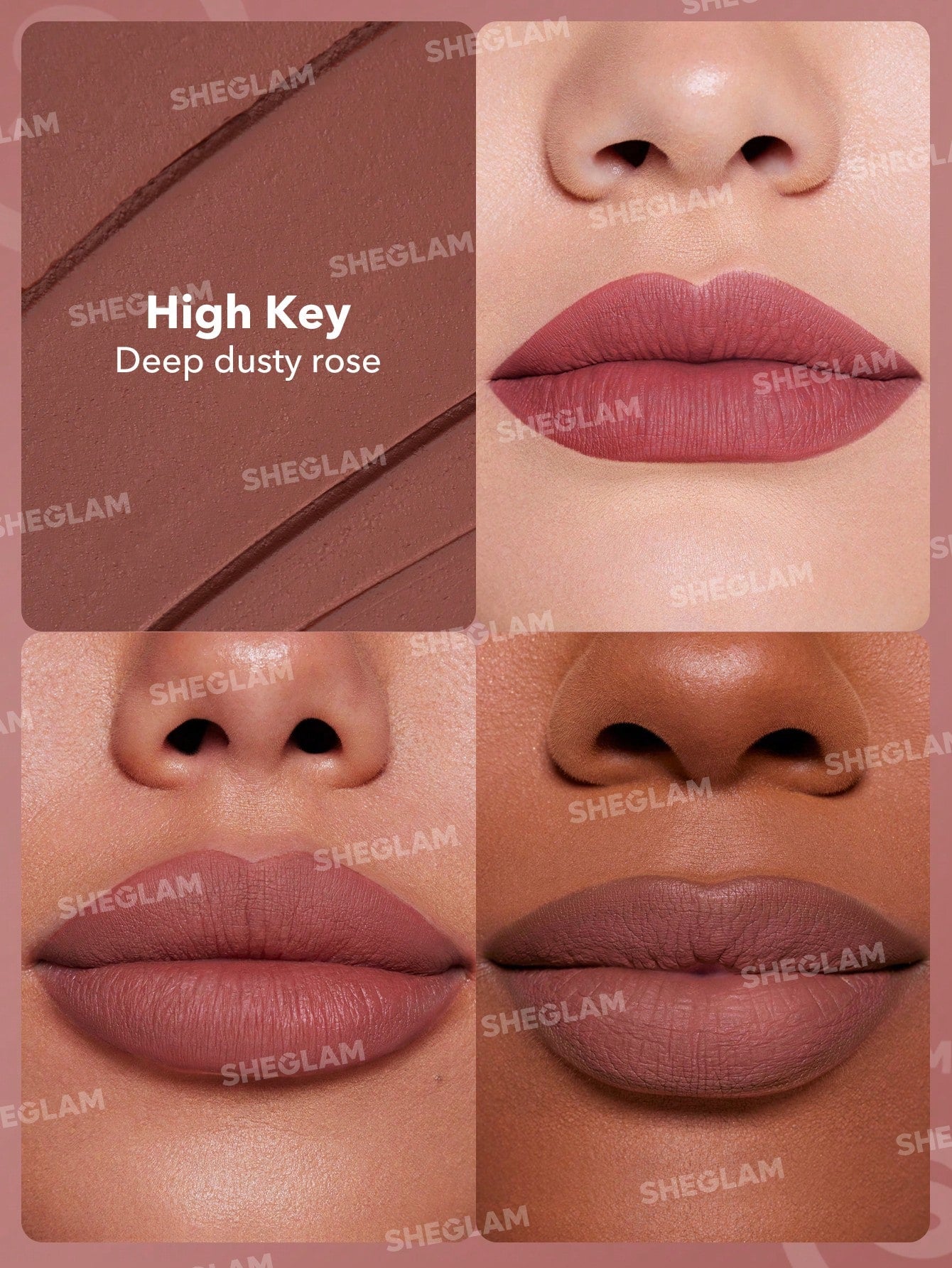 SHEGLAM - Sheglam - Dynamatte Boom Matte Lipstick High Key High Key