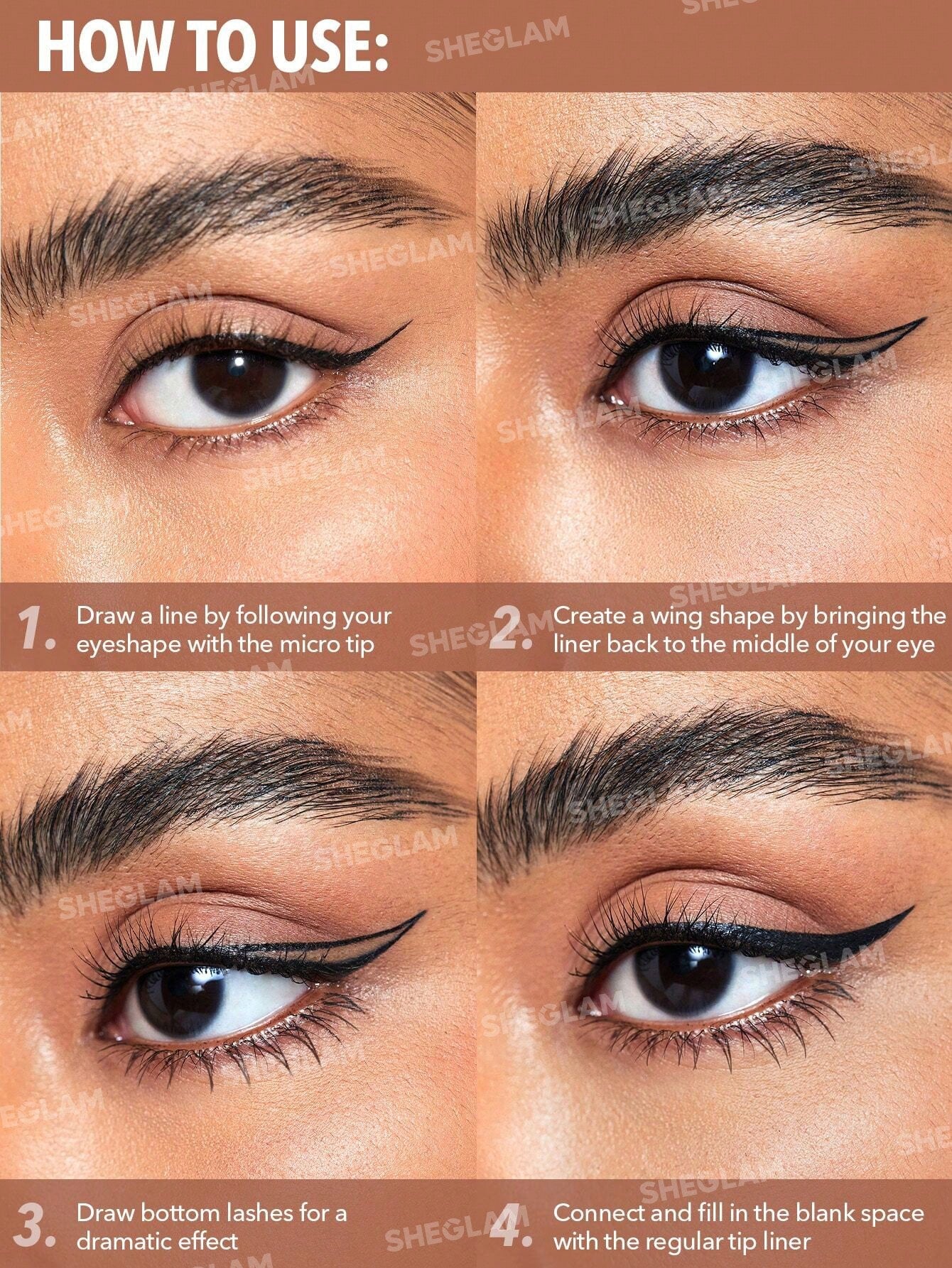 SHEGLAM - Multi-Tasker Line & Detail Eyeliner Pen Black