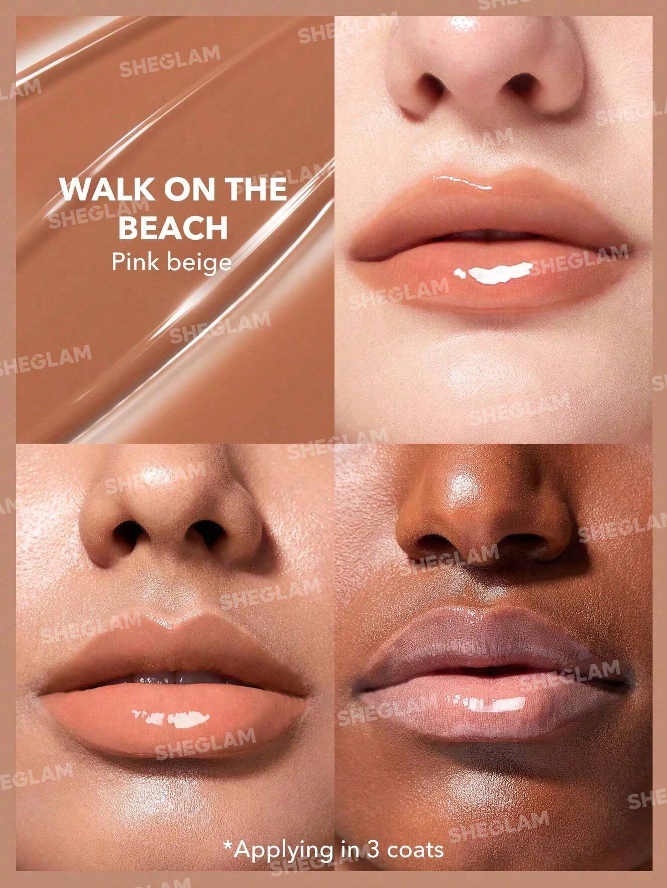 SHEGLAM - Pout-Perfect Shine Lip Plumper Walk on the Beach