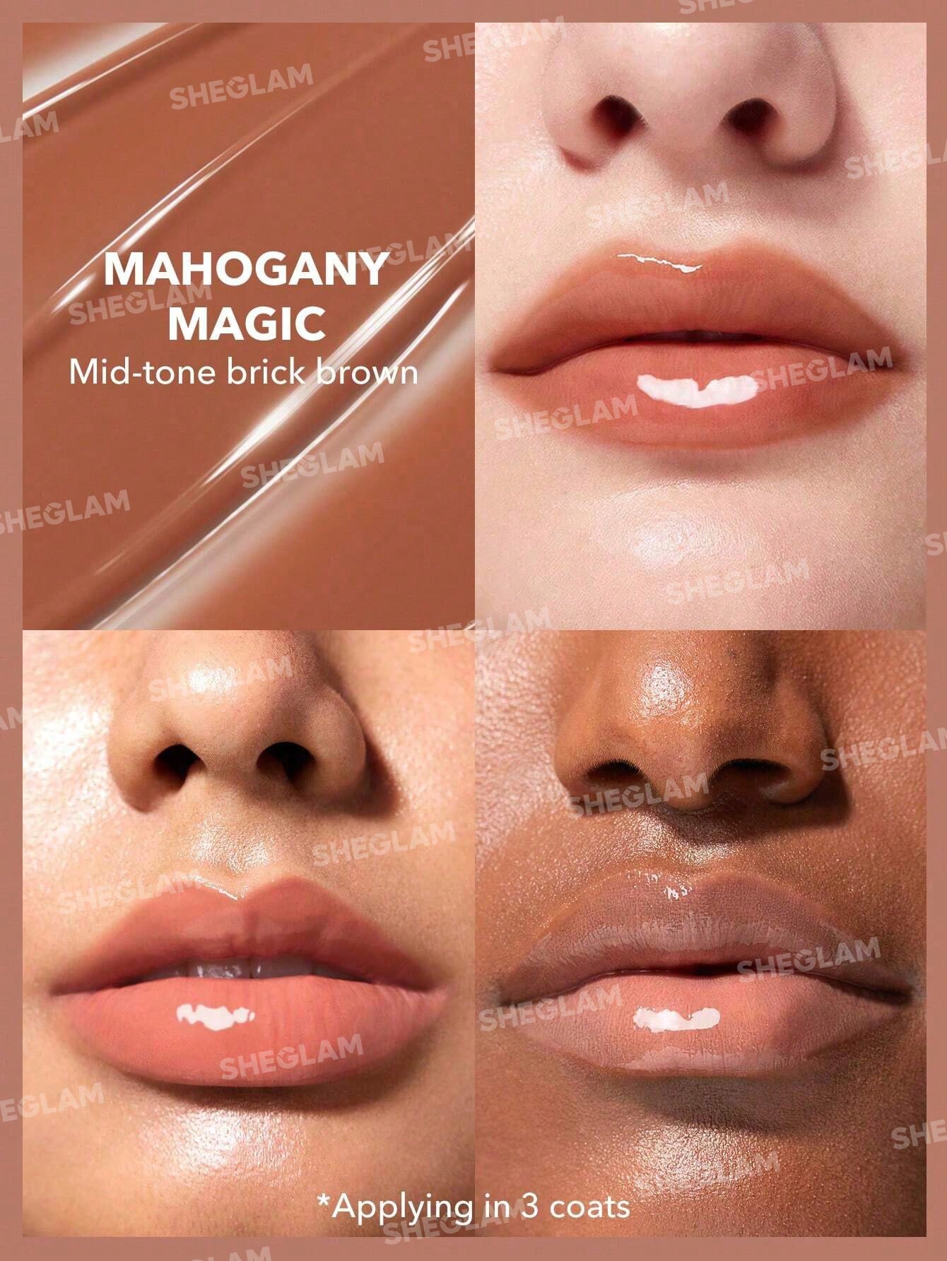 SHEGLAM - Pout-Perfect Shine Lip Plumper Mahogany Magic