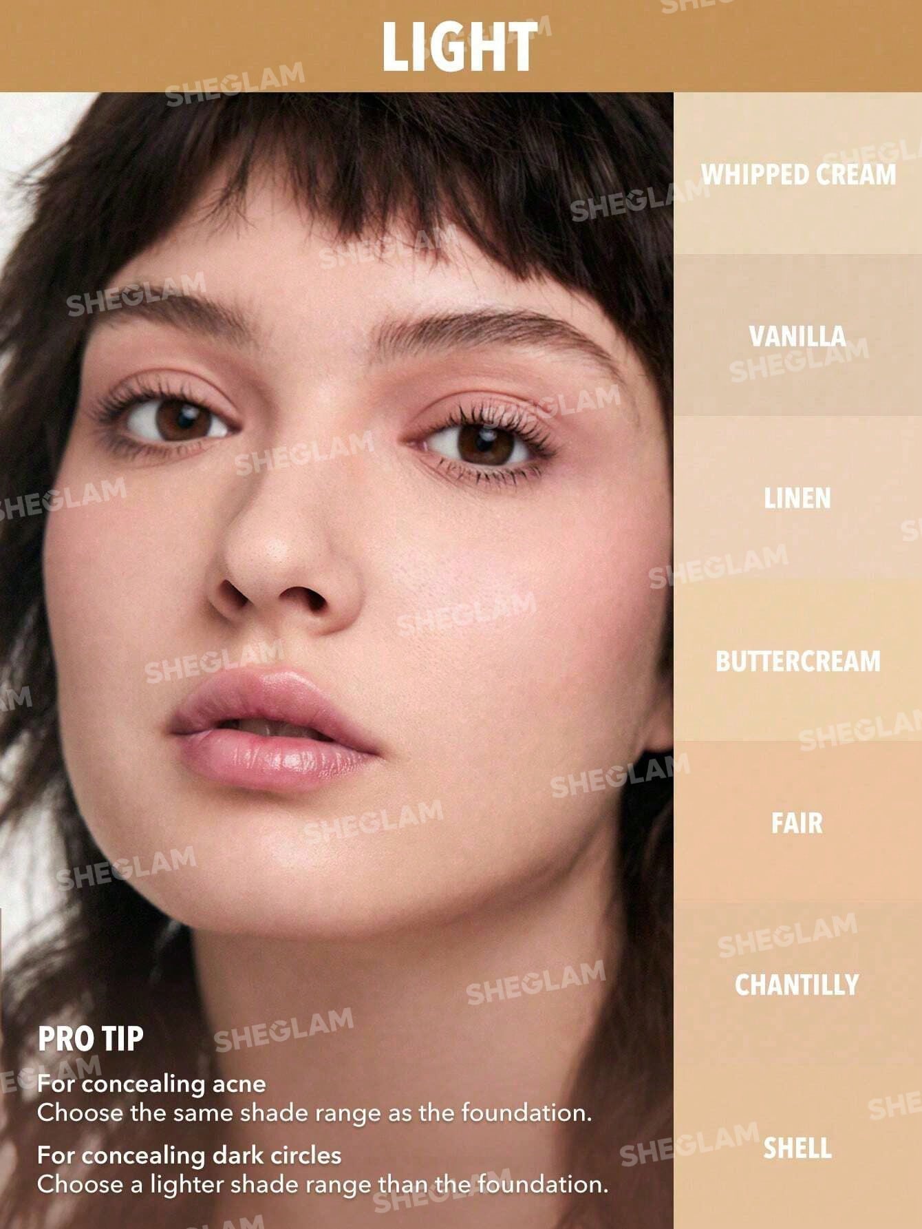 SHEGLAM - Like Magic 12HR Full Coverage Concealer Shell