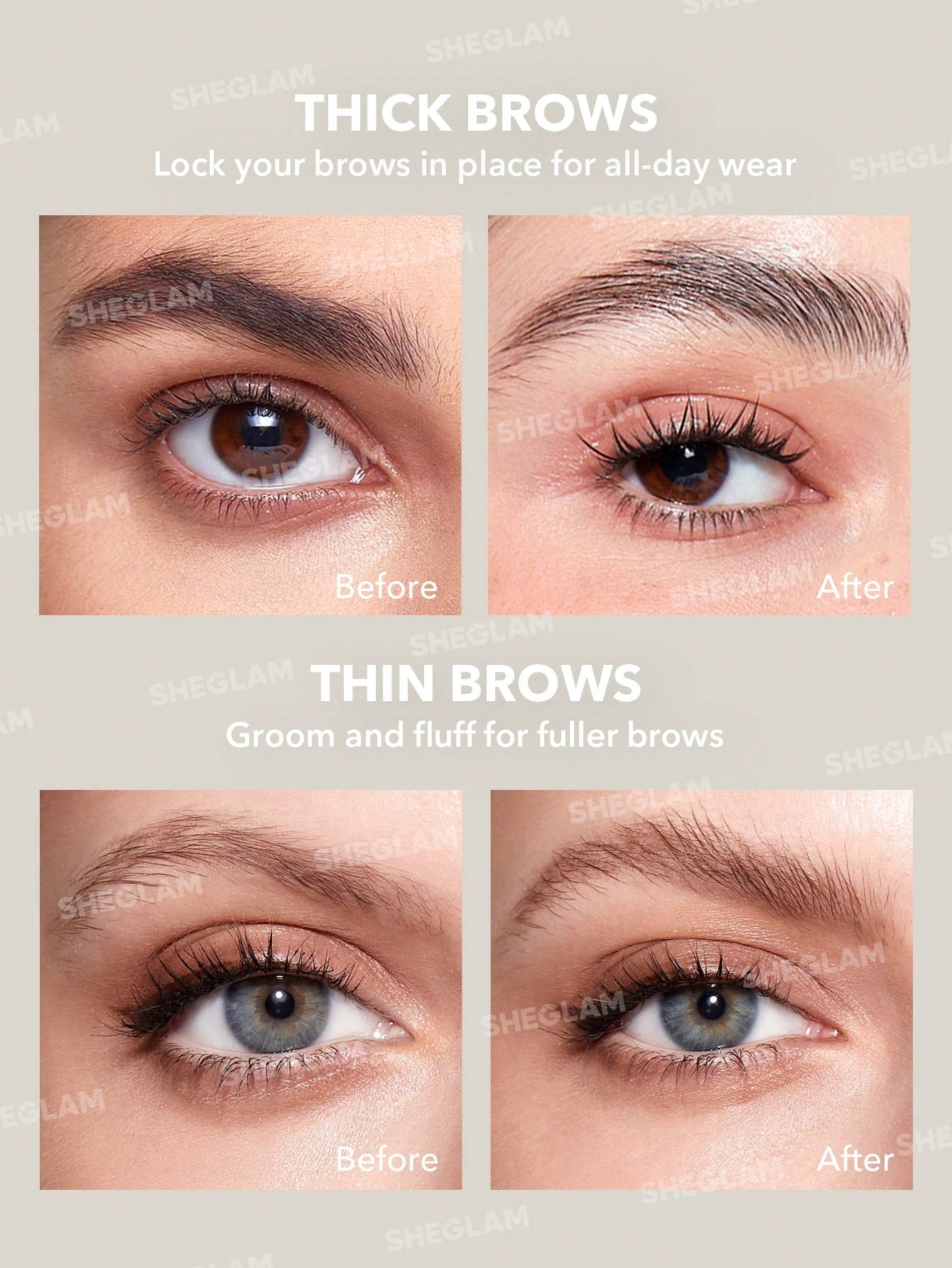 SHEGLAM - Set Me Up Brow Hold Crystal Clear
