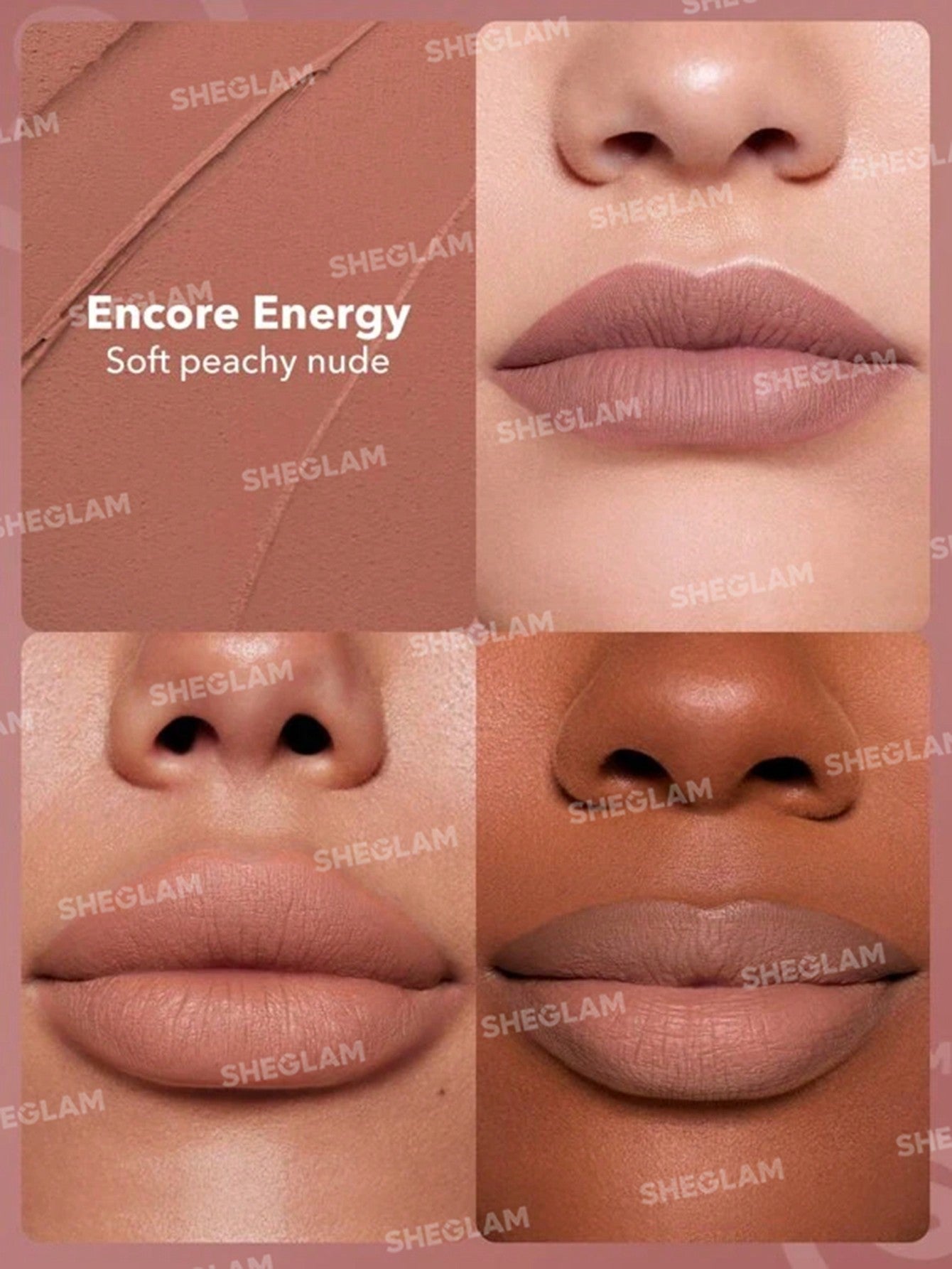 SHEGLAM - Dynamatte Boom Long-Lasting Matte Lipstick-Encore Energy Encore Energy