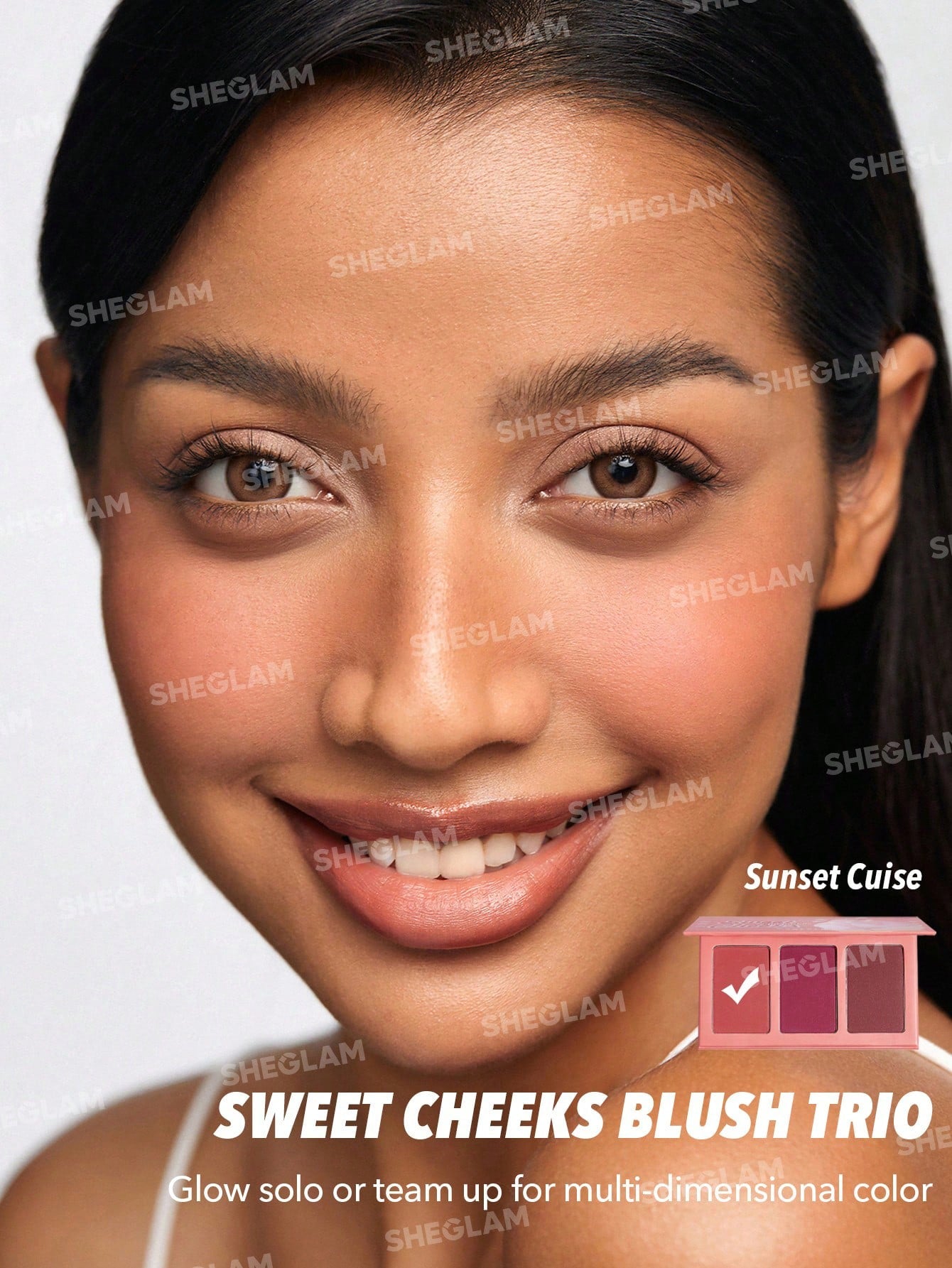 SHEGLAM - Sweet Cheeks Blush Trio SunSet Cruise