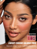 SHEGLAM - Sweet Cheeks Blush Trio SunSet Cruise