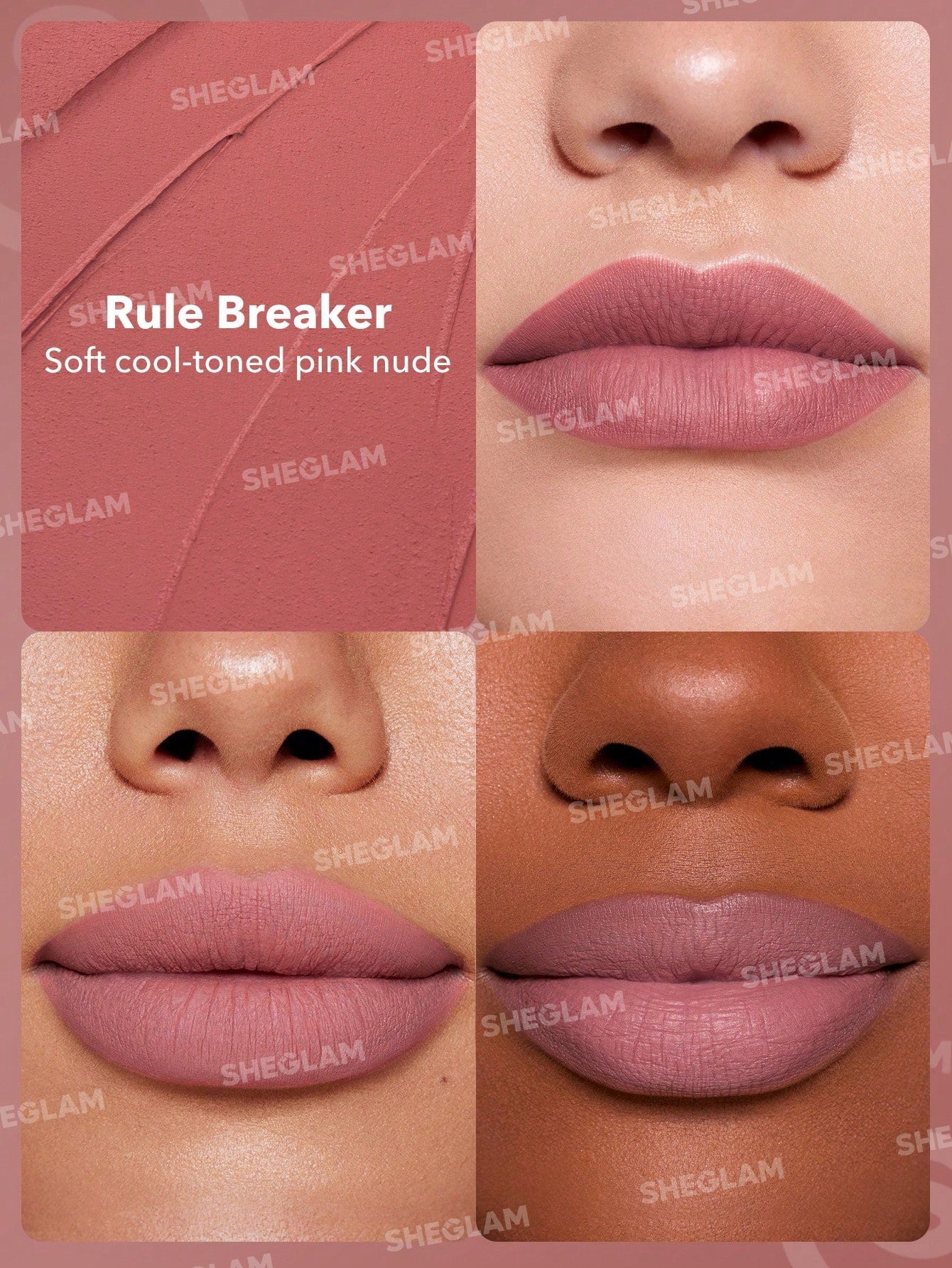 SHEGLAM - Sheglam - Dynamatte Boom Matte Lipstick Rule Breaker Rule Breaker