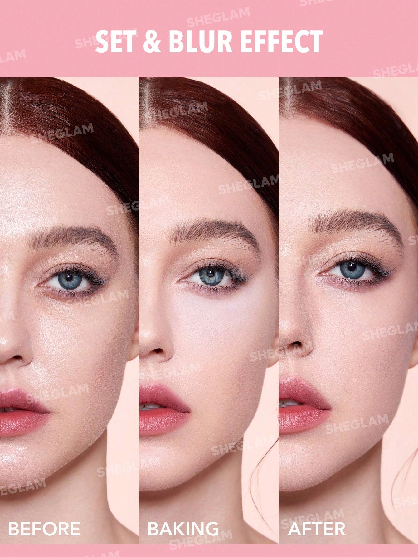 SHEGLAM - Insta-Ready Face & Under Eye Setting Powder Duo Bubblegum
