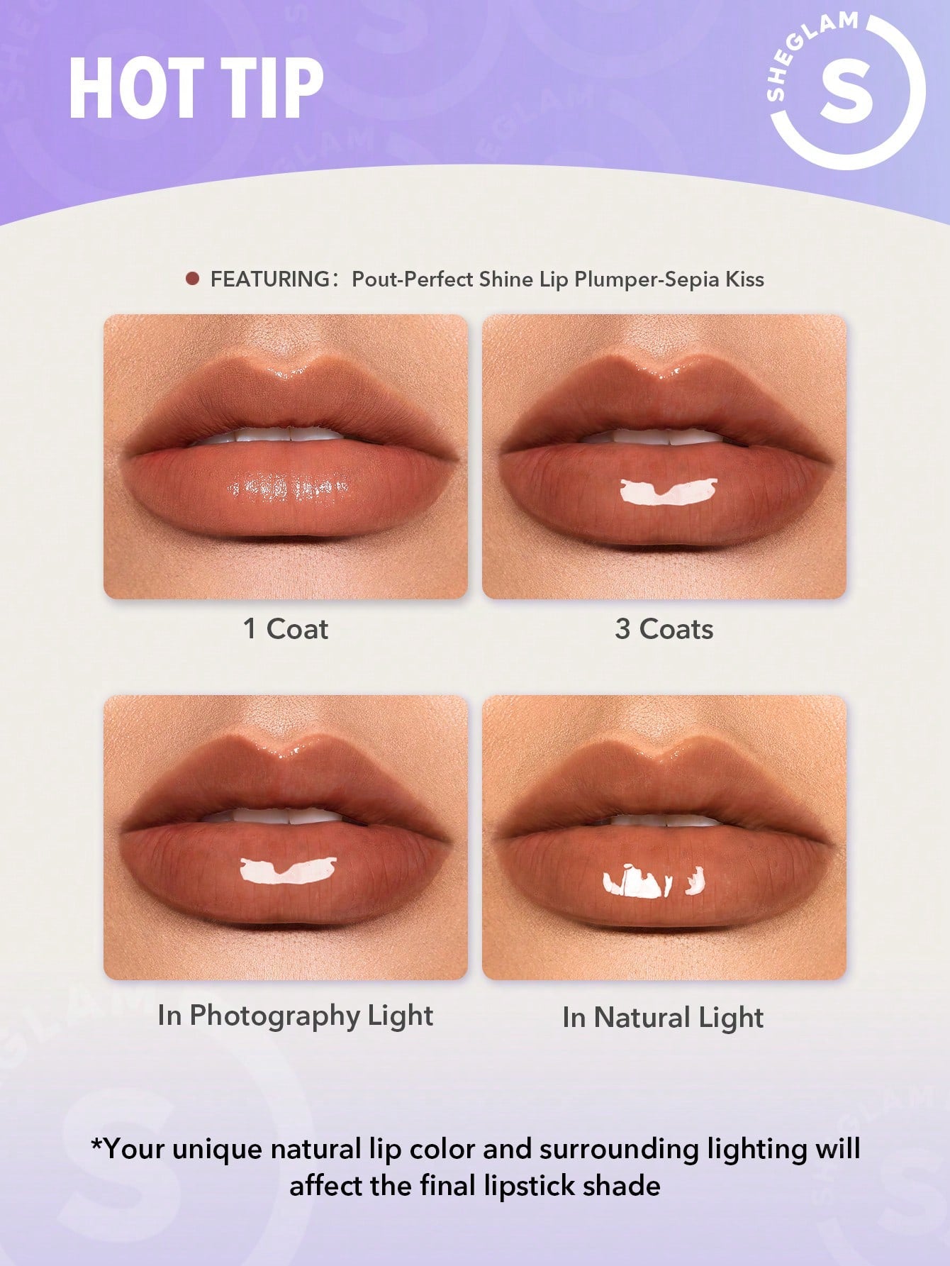 SHEGLAM - Pout-Perfect Shine Lip Plumper Hot Stuff
