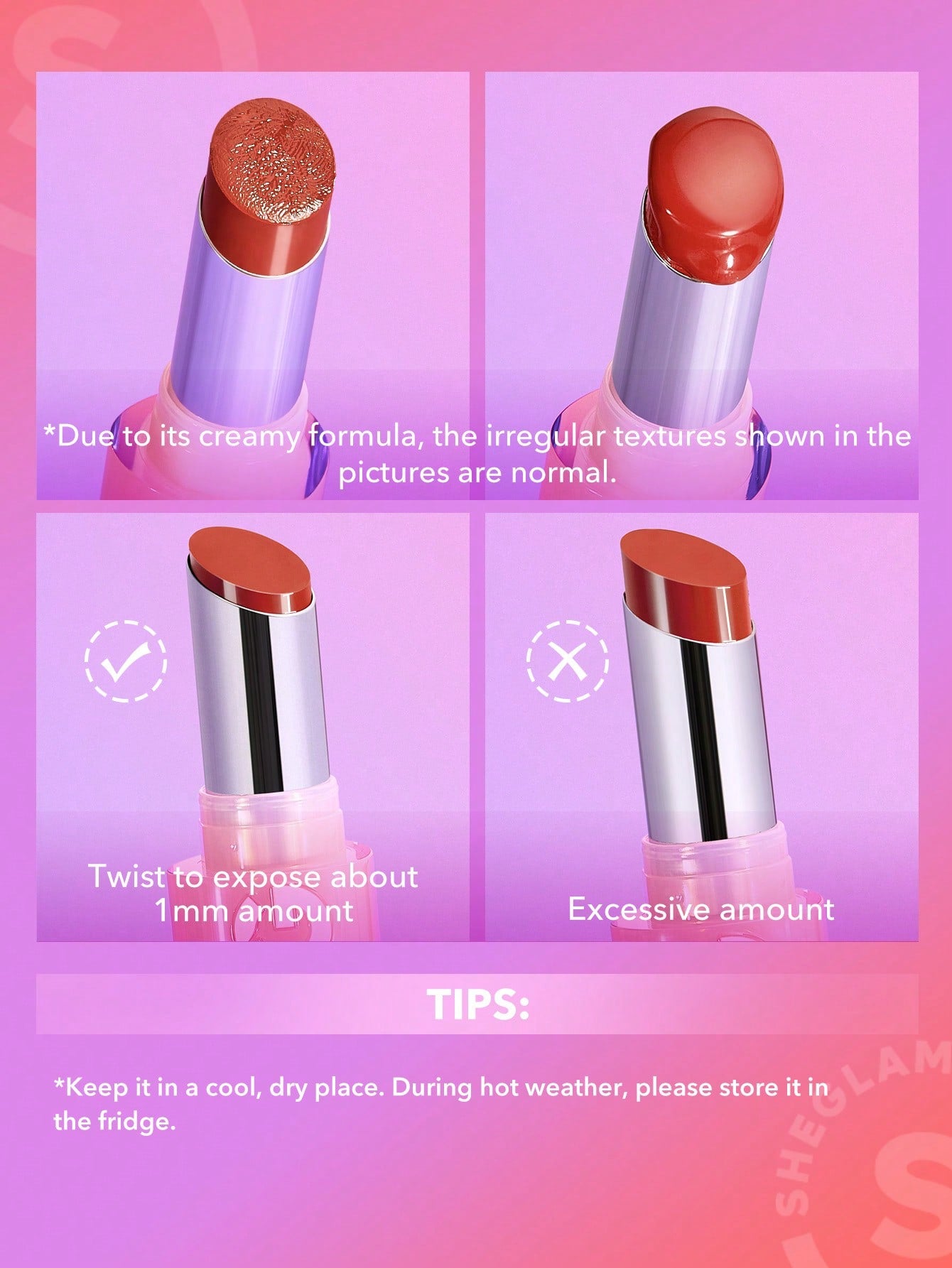 SHEGLAM - Mirror Kiss High-Shine Lipstick Rule Breaker