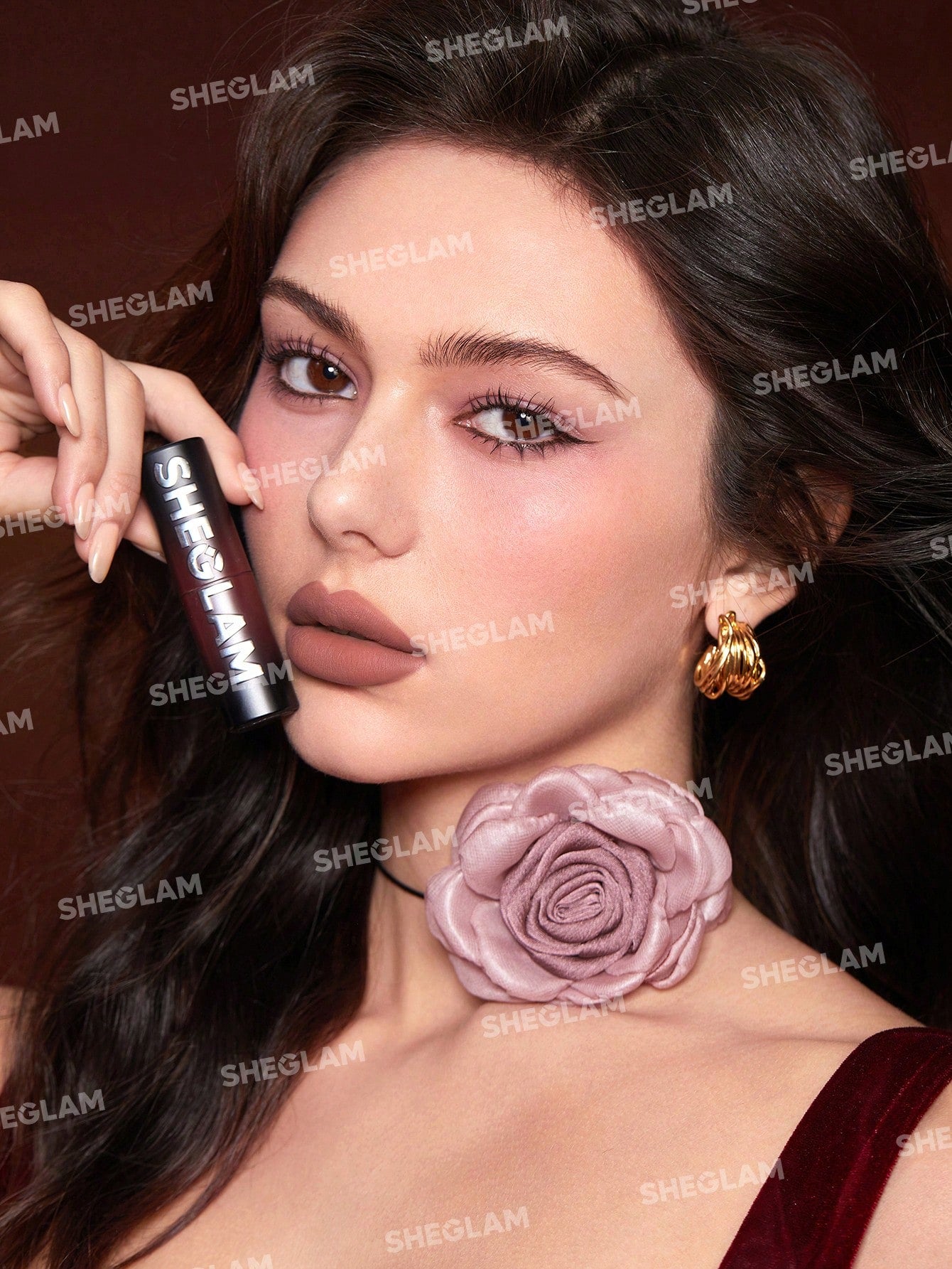 شيغلام - Dynamatte Boom Long-lasting مطفي lipstick (Ember Rose Ver.)-Passion