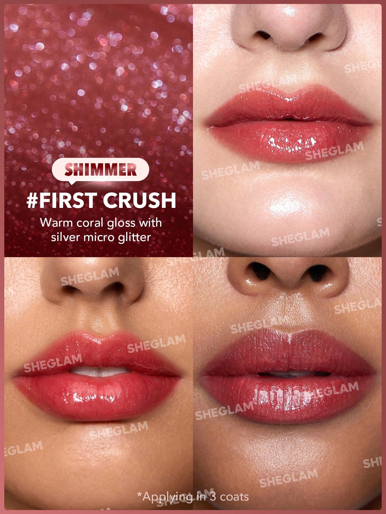 SHEGLAM - Pout-Perfect Shimmer Lip Plumper First Crush