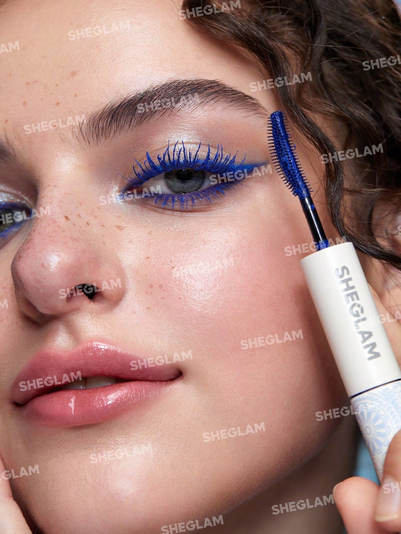 شيغلام - All-In-One Volum & Lngth ماسكارا مقاوم للماء Blue