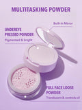 SHEGLAM - Insta-Ready Face & Under Eye Setting Powder Duo Taro