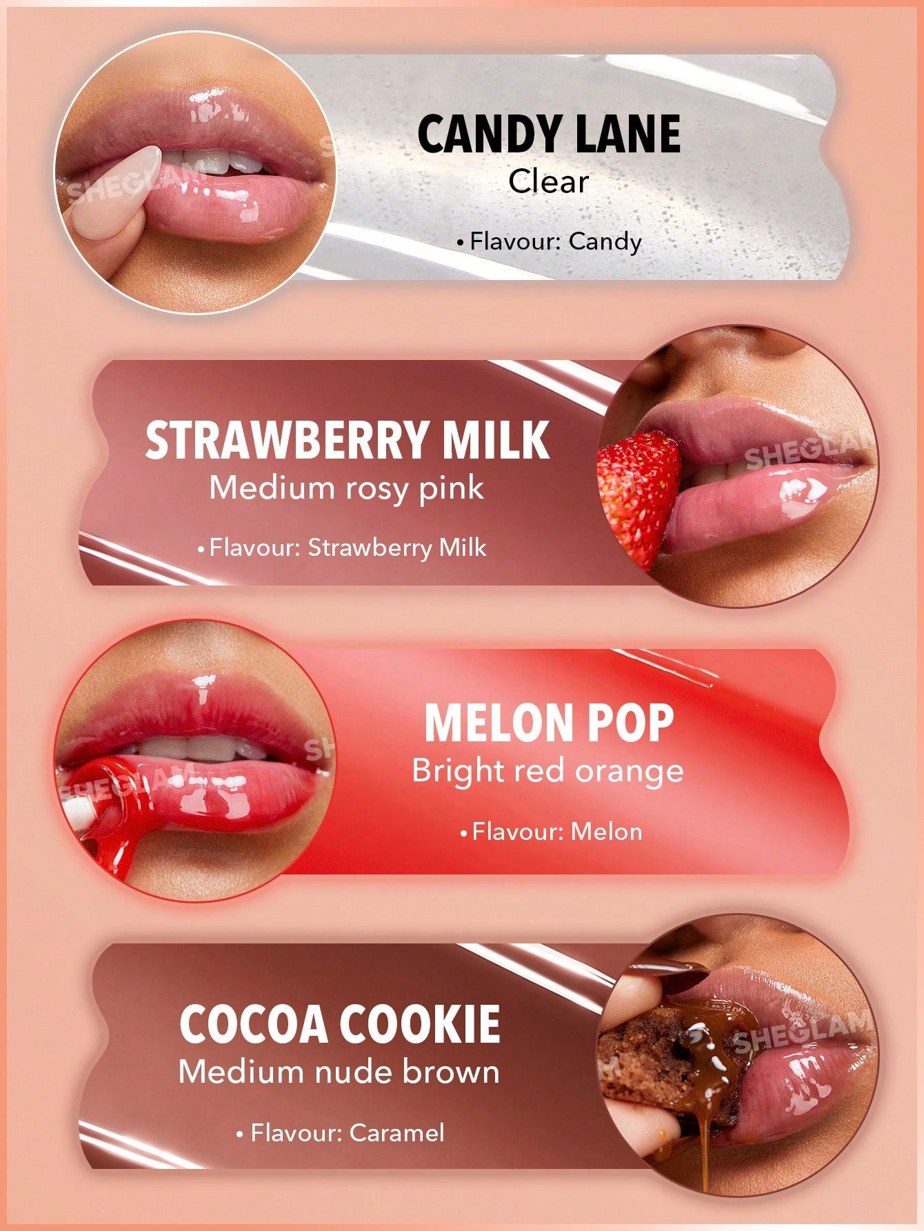 SHEGLAM - Crystal Glaze Moisturizing Lip Gloss Cocoa Cookie