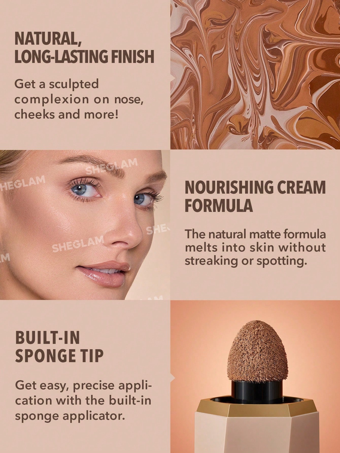 SHEGLAM - Sun Sculpt Liquid Contour-Tawny Amber Tawny Amber