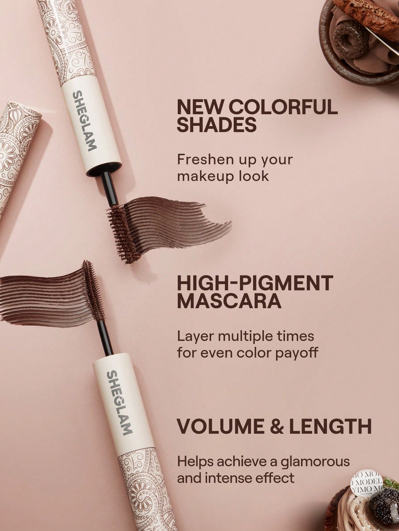 شيغلام - All-In-One Volum & Lngth ماسكارا مقاوم للماء Macchiato