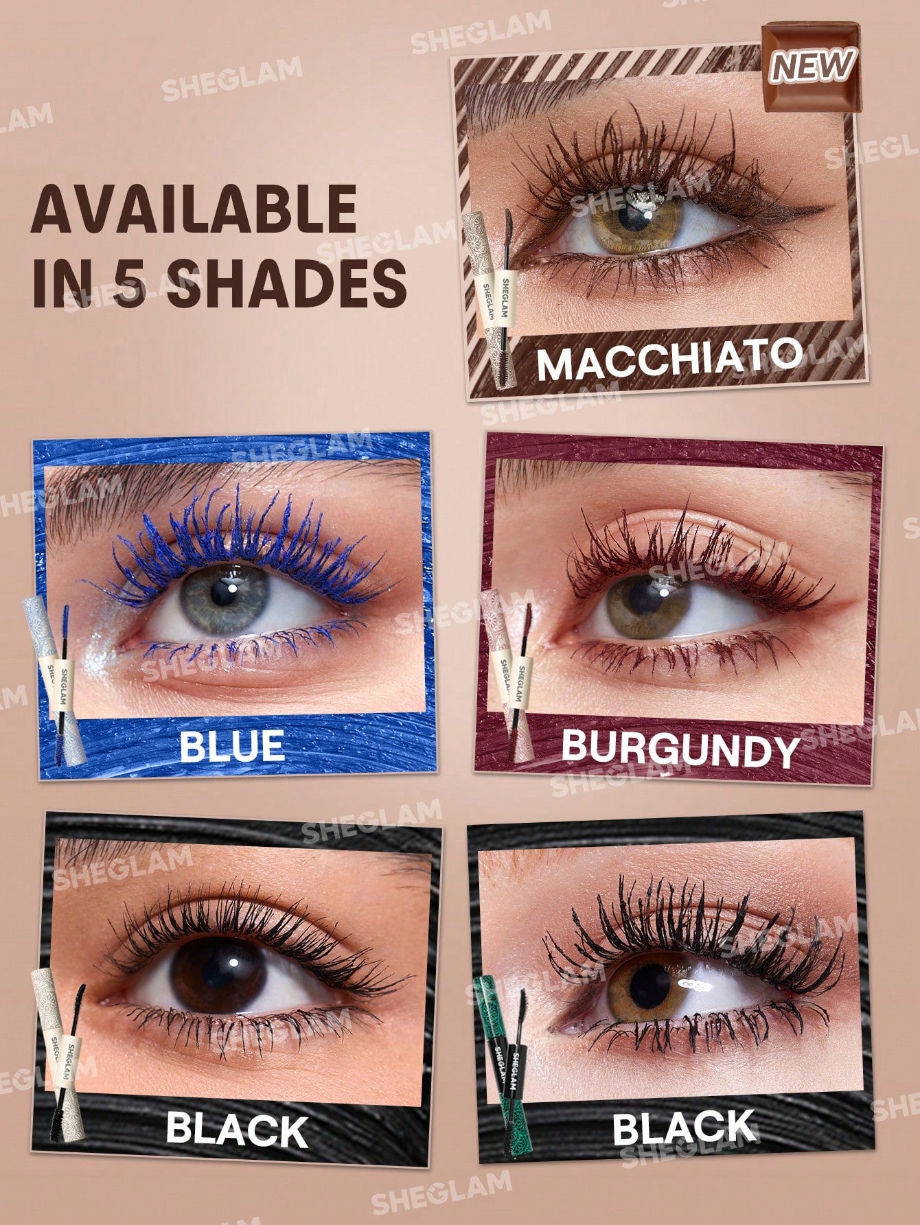 شيغلام - All-In-One Volum & Lngth ماسكارا مقاوم للماء Blue