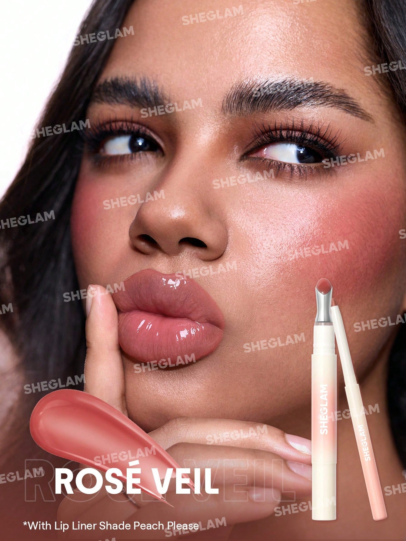 SHEGLAM - Bold Booster Lip Plumper-Rosé Veil Rosé Veil