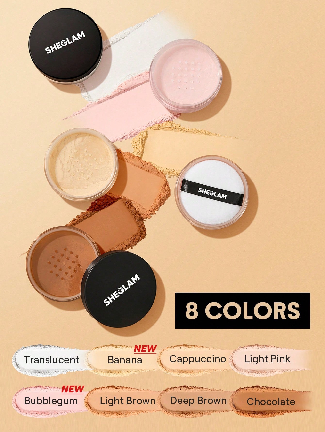 SHEGLAM - Baked Glow Setting Powder Banana