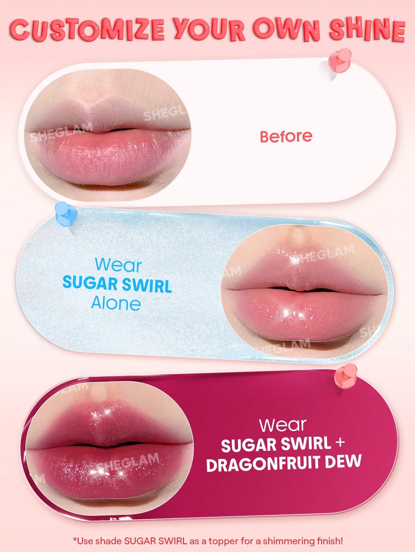 SHEGLAM - Hydra Jelly Pocket Lip Jam Apricot Pop
