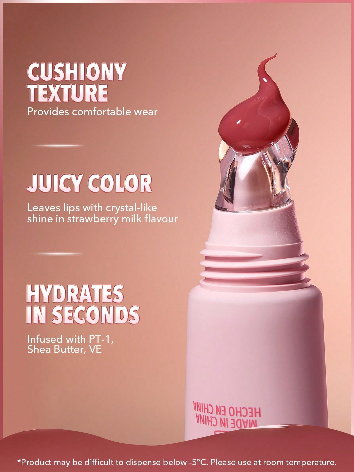 SHEGLAM - Crystal Glaze Moisturizing Lip Care Strawberry Milk