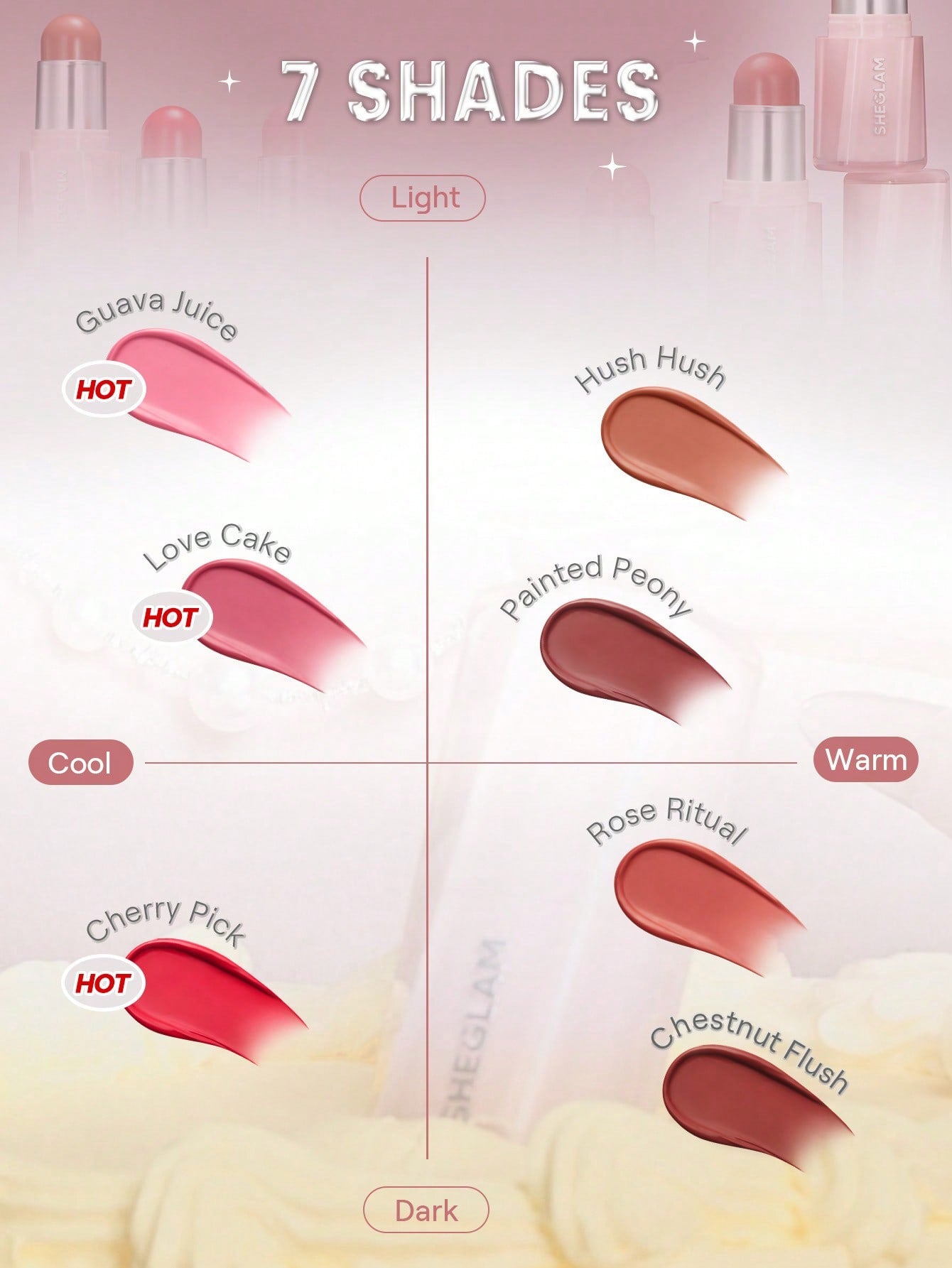 شيغلام - Buttery Bliss Blush Stick-Guava Juice