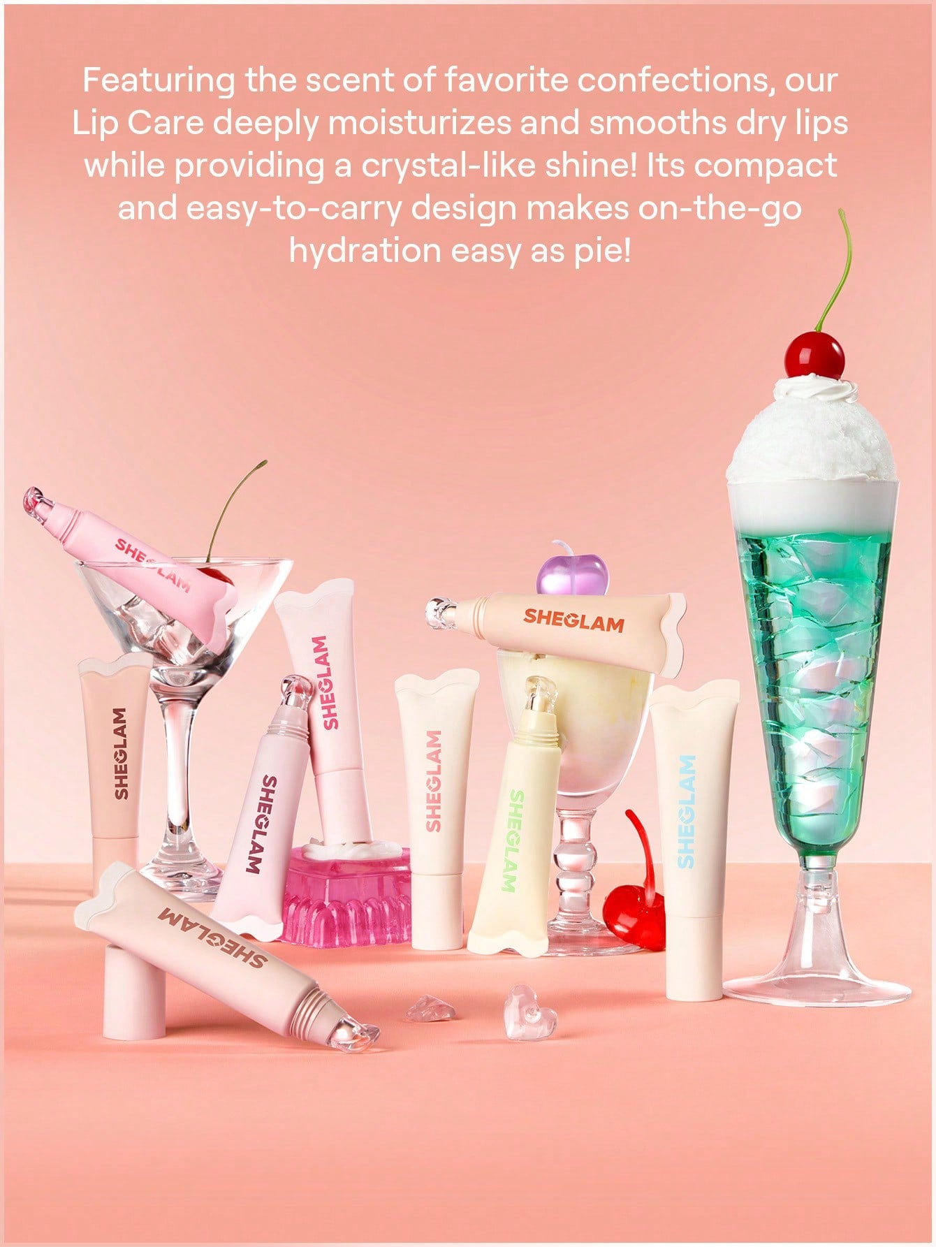 SHEGLAM - Crystal Glaze Moisturizing Lip Care Berry Smoothie
