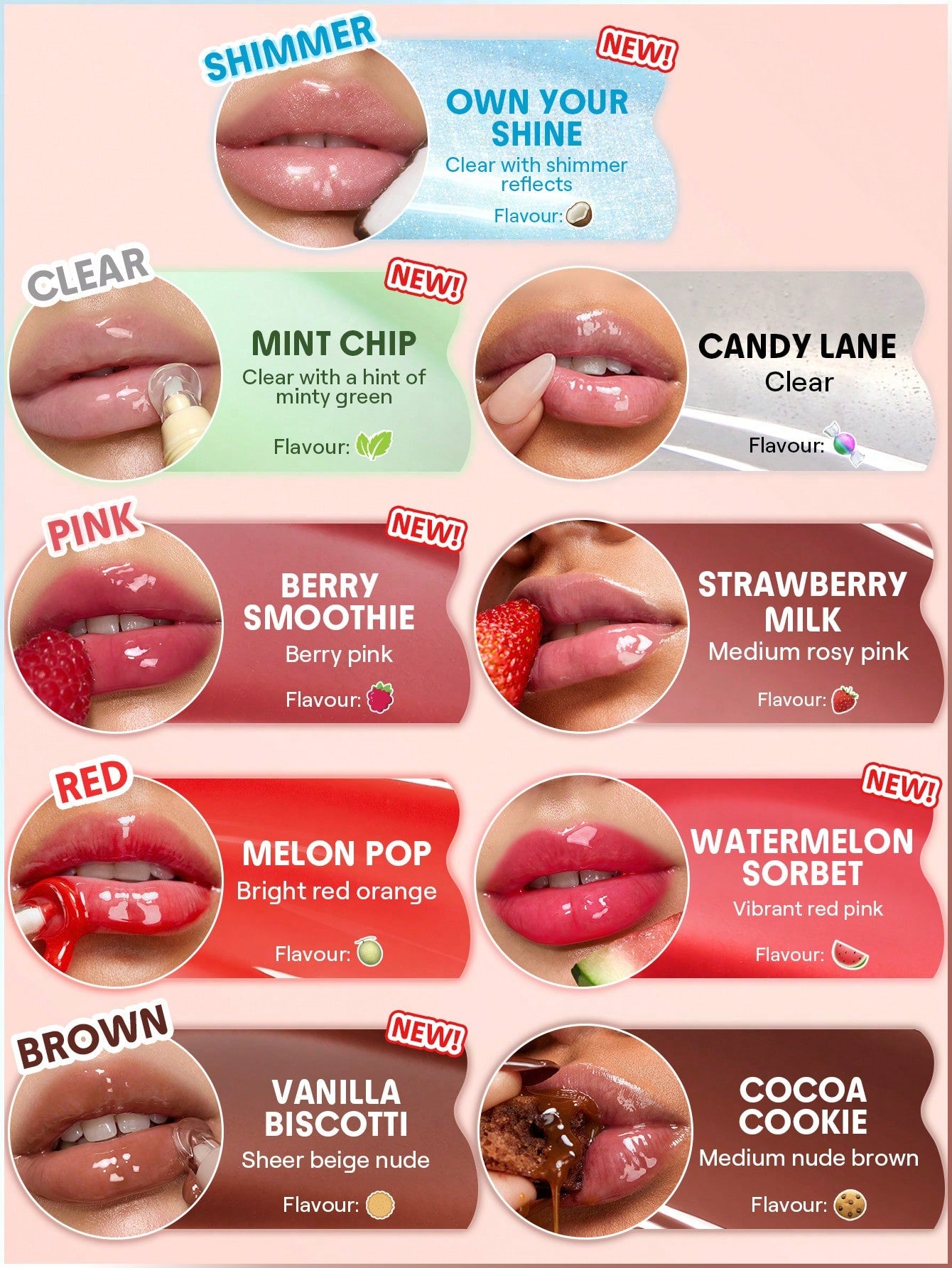 SHEGLAM - Crystal Glaze Moisturizing Lip Care Berry Smoothie