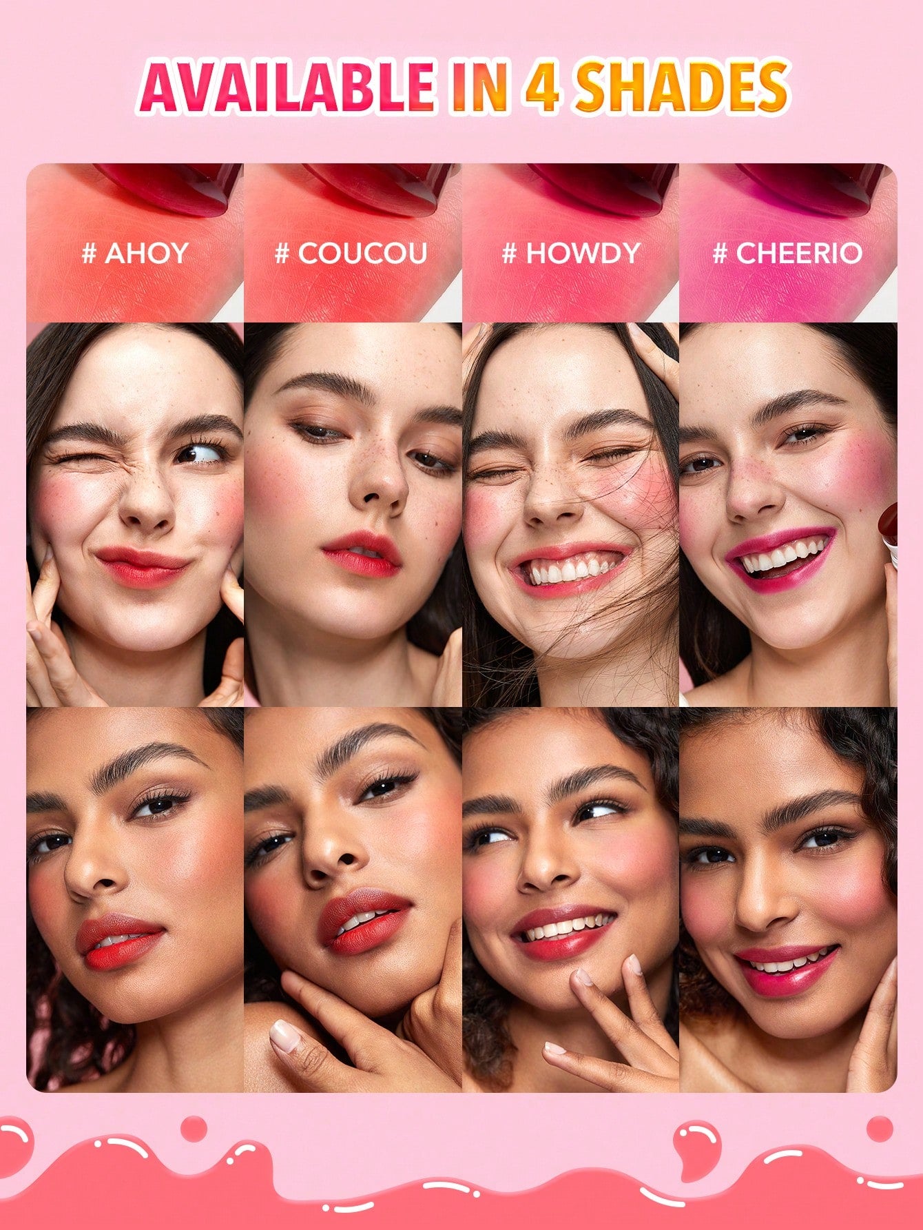 SHEGLAM - Jelly-Licious Hydrating Lip & Blush Tint-Coucou Coucou