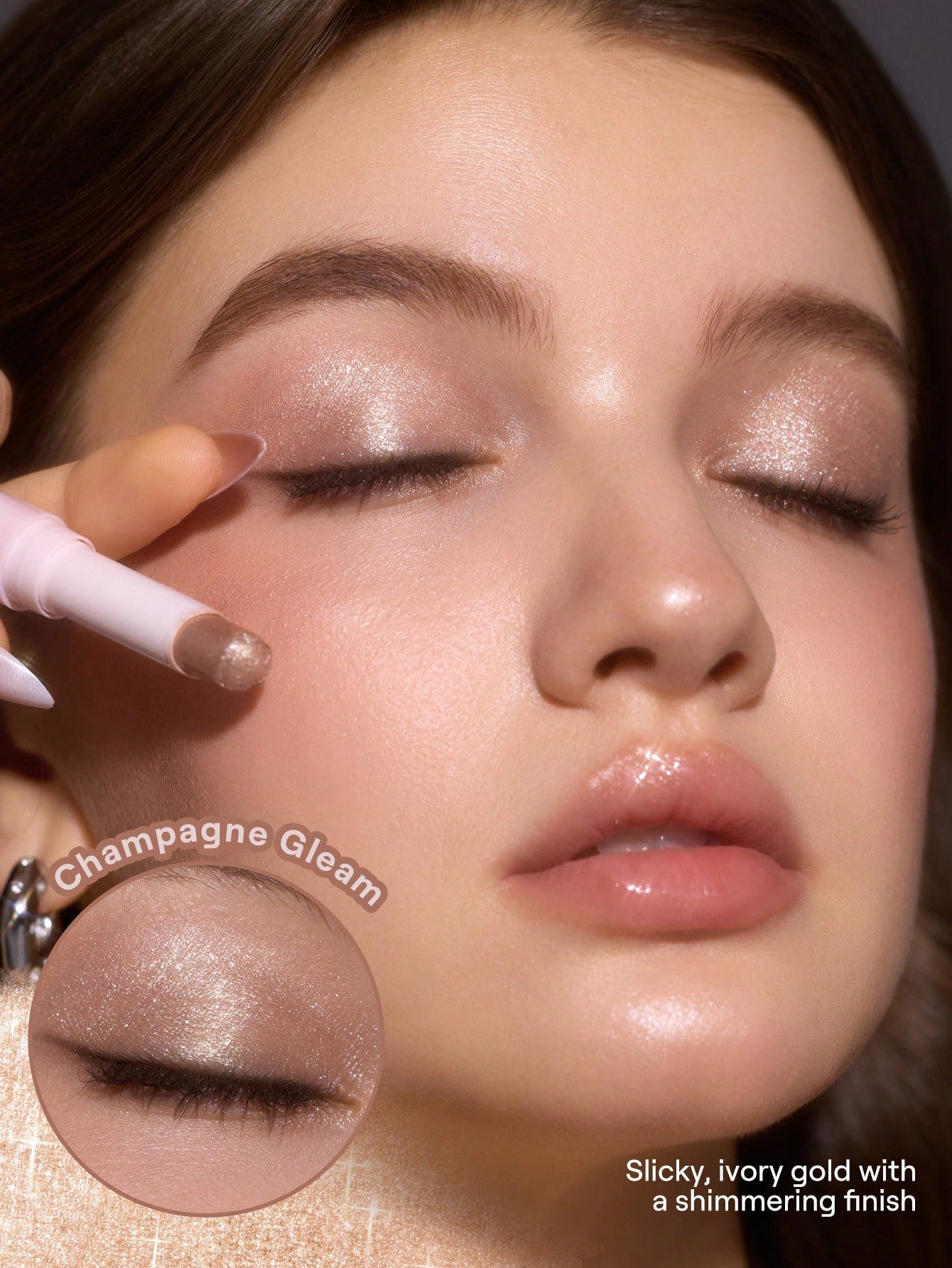 SHEGLAM - Sheglam - Crystal Jelly Glaze Stick-Champagne Gleam Champagne Gleam