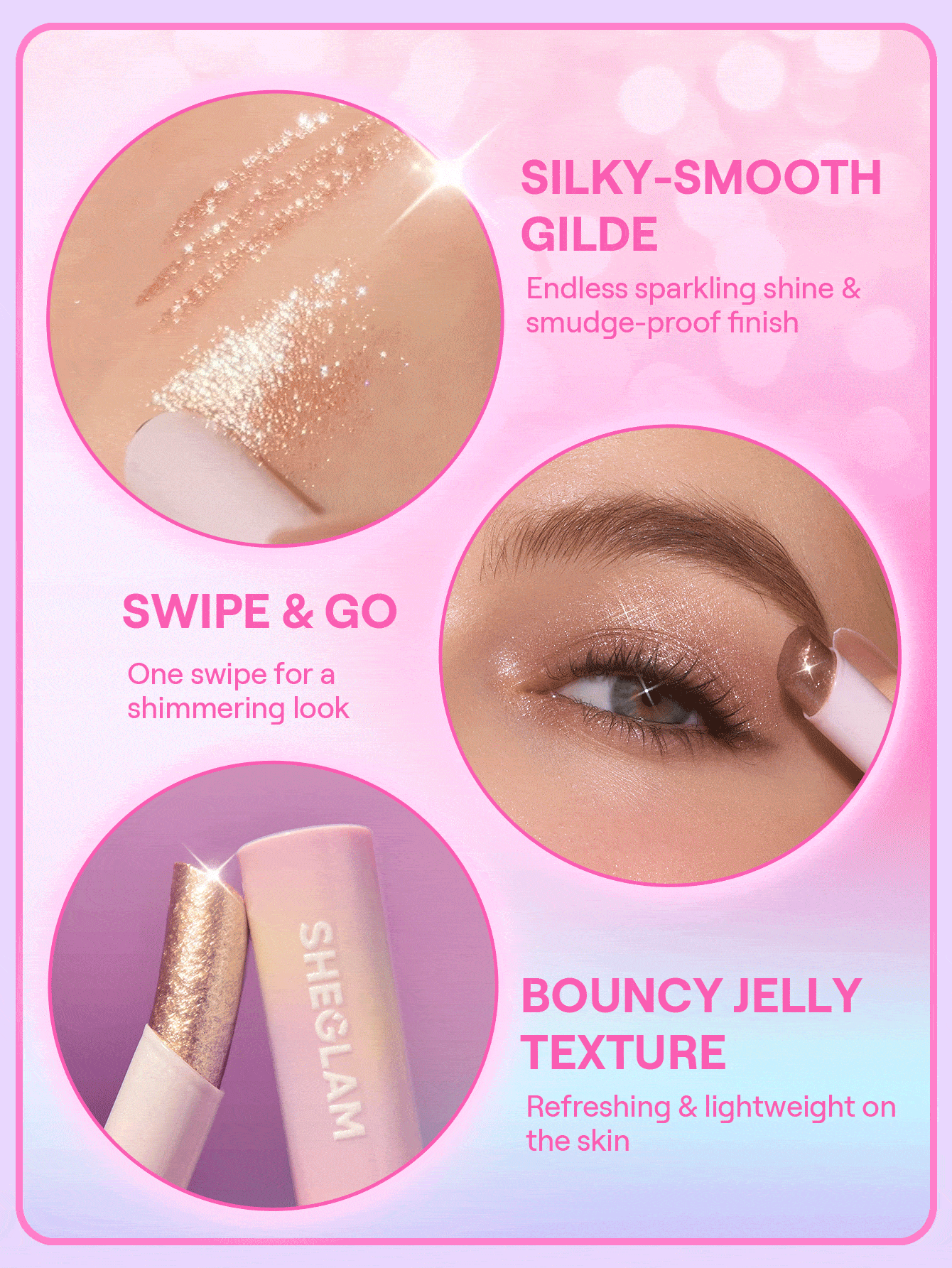 SHEGLAM - Sheglam - Crystal Jelly Glaze Stick-Bronze Dust Bronze Dust