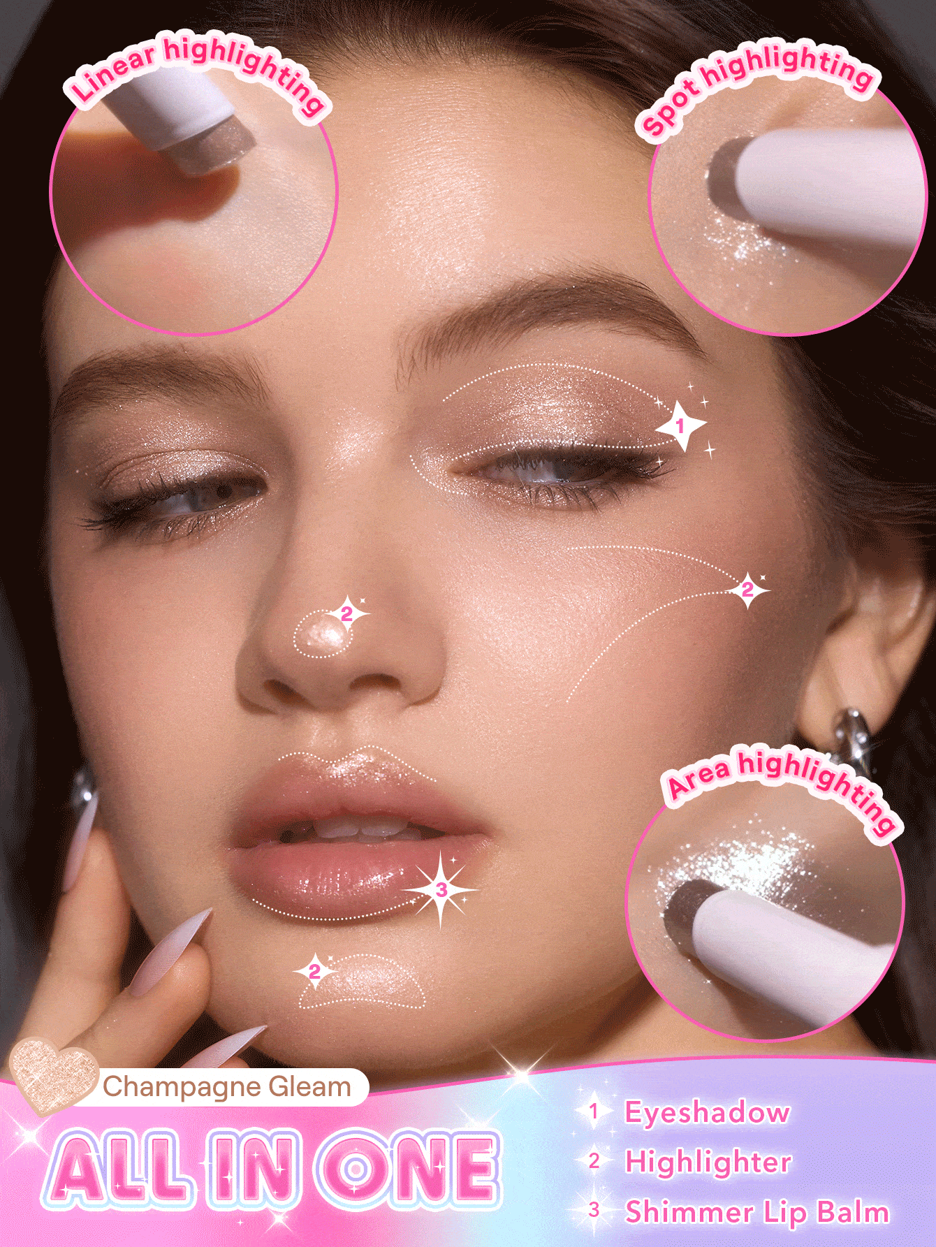 SHEGLAM - Sheglam - Crystal Jelly Glaze Stick-Bronze Dust Bronze Dust
