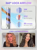 SHEGLAM - Cool Lock Airflow Styler Silver / US Plug