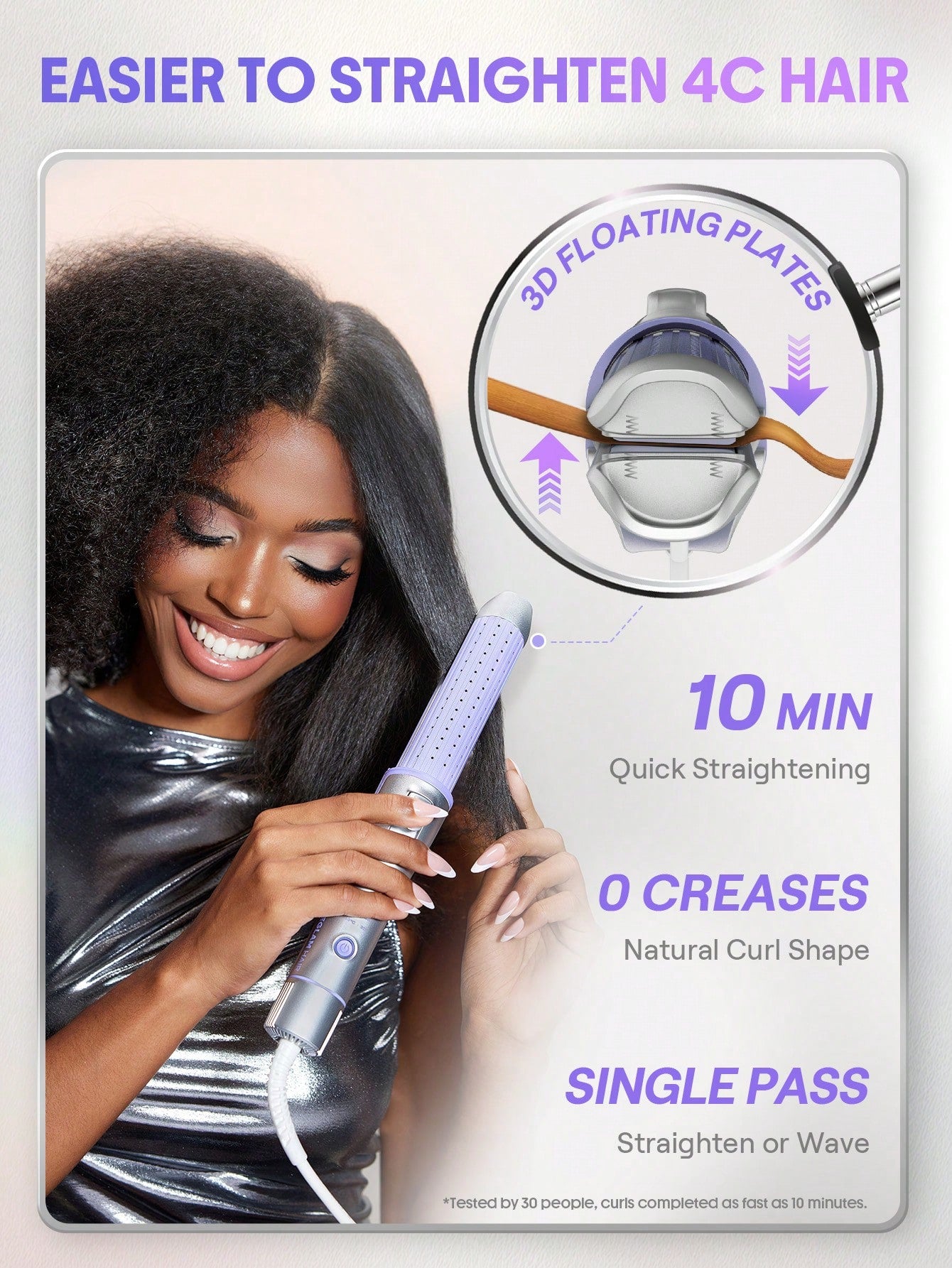 SHEGLAM - Cool Lock Airflow Styler Silver / US Plug