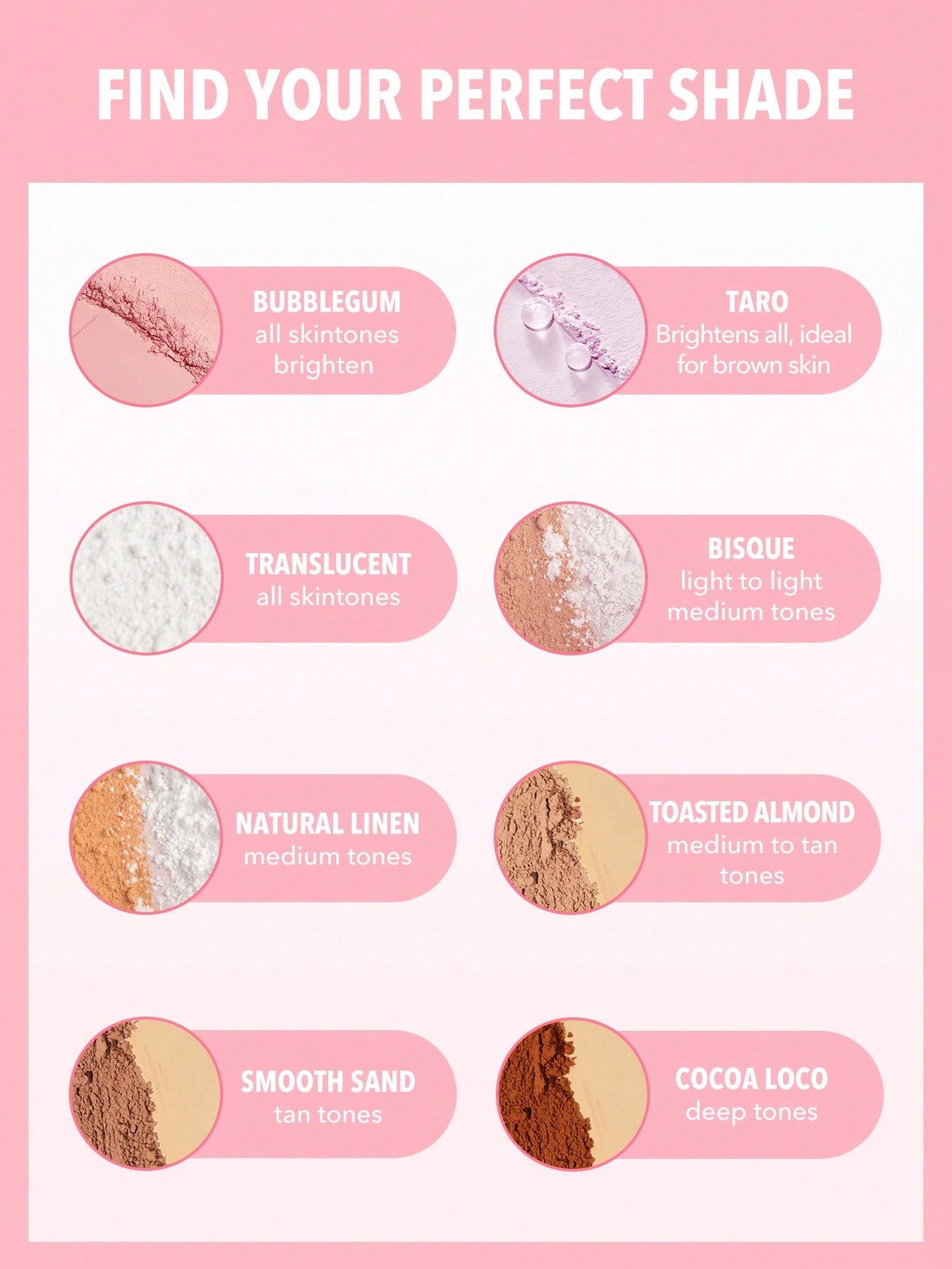 SHEGLAM - Insta-Ready Face & Under Eye Setting Powder Duo Bubblegum